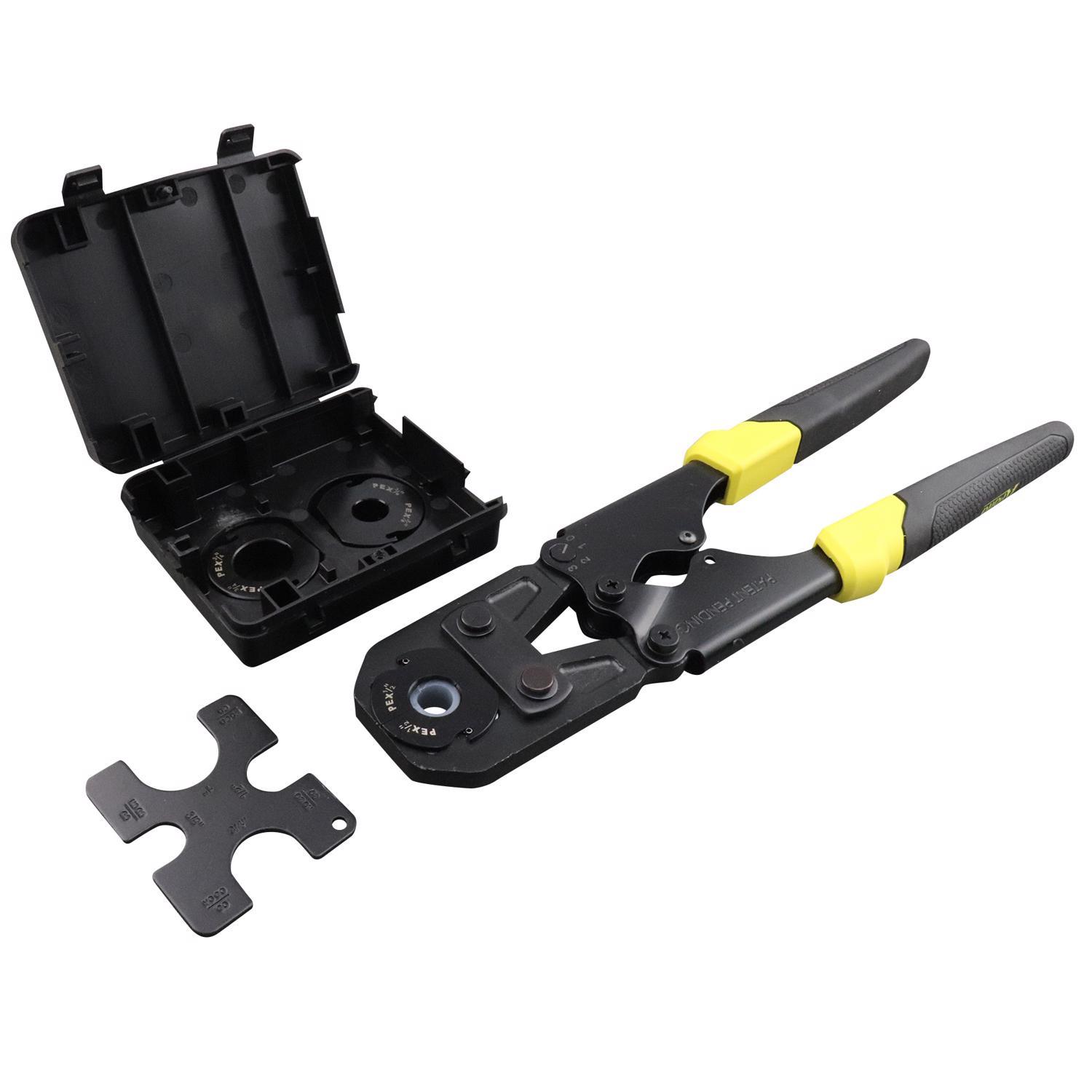 Apollo 1 in. Crimping Tool Kit Black 1 pc