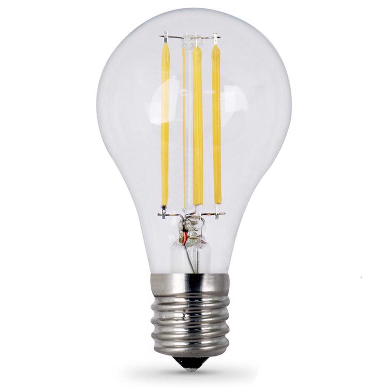 Feit A15 E17 (Intermediate) Filament LED Bulb Daylight 75 Watt Equivalence 2 Pack