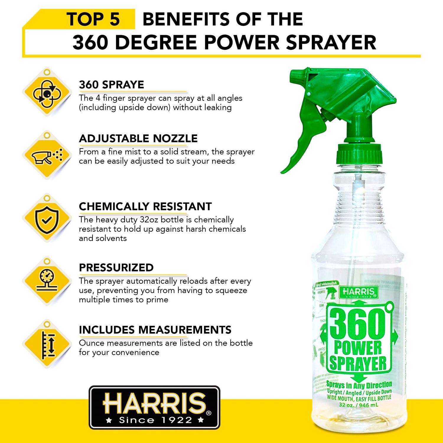 Harris 360 Power 32 oz Mister/Sprayer Spray Bottle