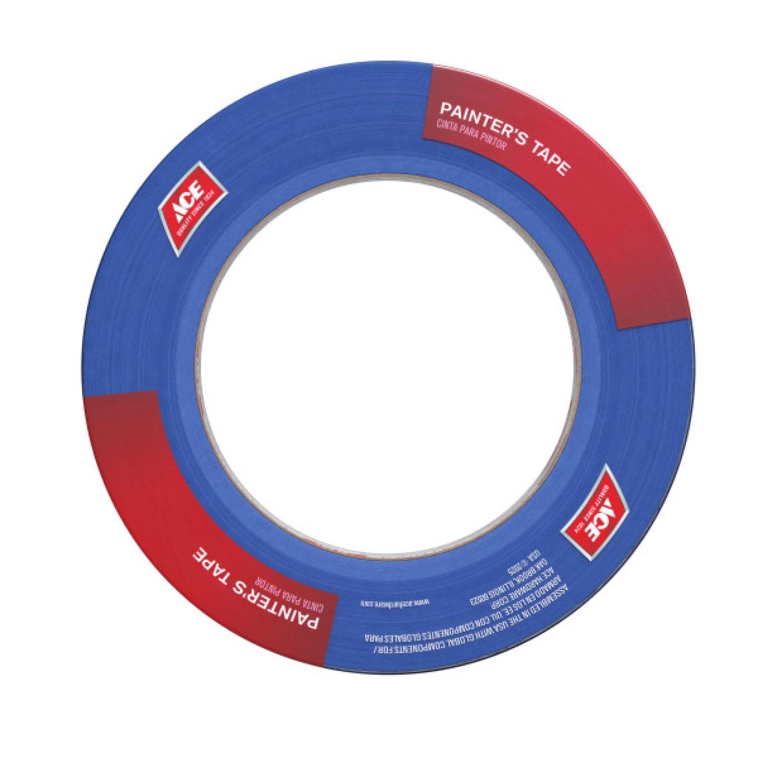 Ace Clean Release 1.41 in. W X 60 yd L Blue Medium Strength Painter's Tape 1 pk