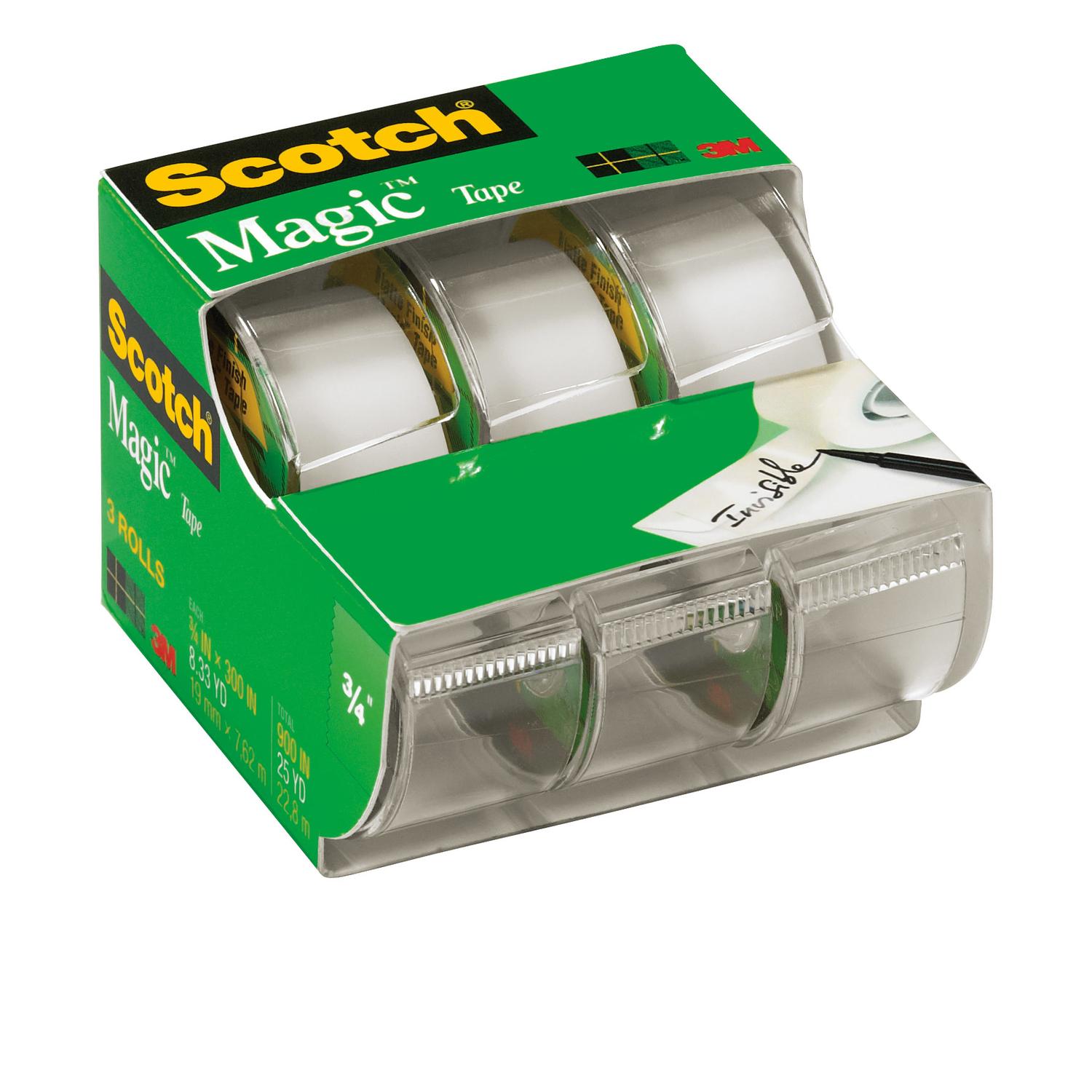 Scotch Magic 3/4 in. W X 300 in. L Tape