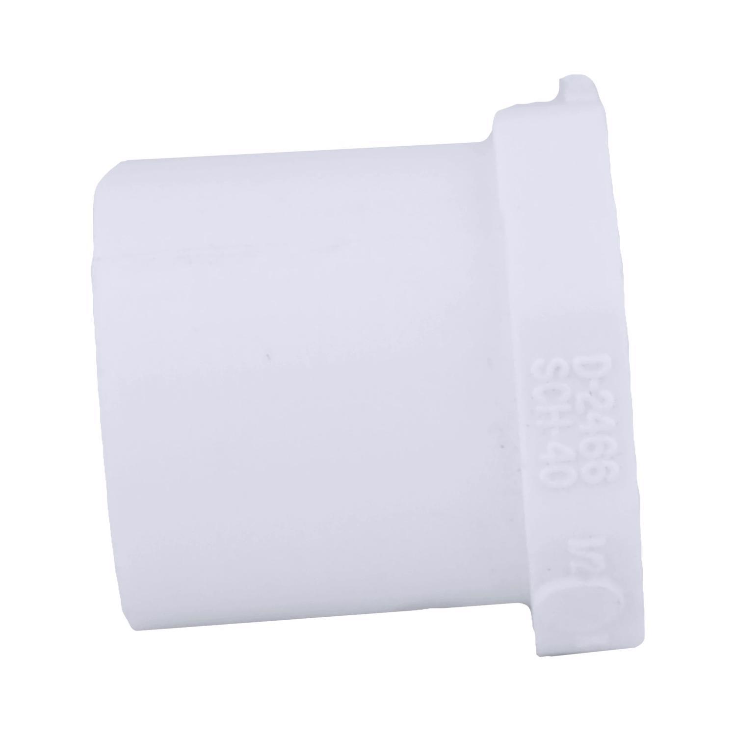 Charlotte Pipe Schedule 40 1/2 in. Spigot X 1/2 in. D Slip PVC Plug 1 pk