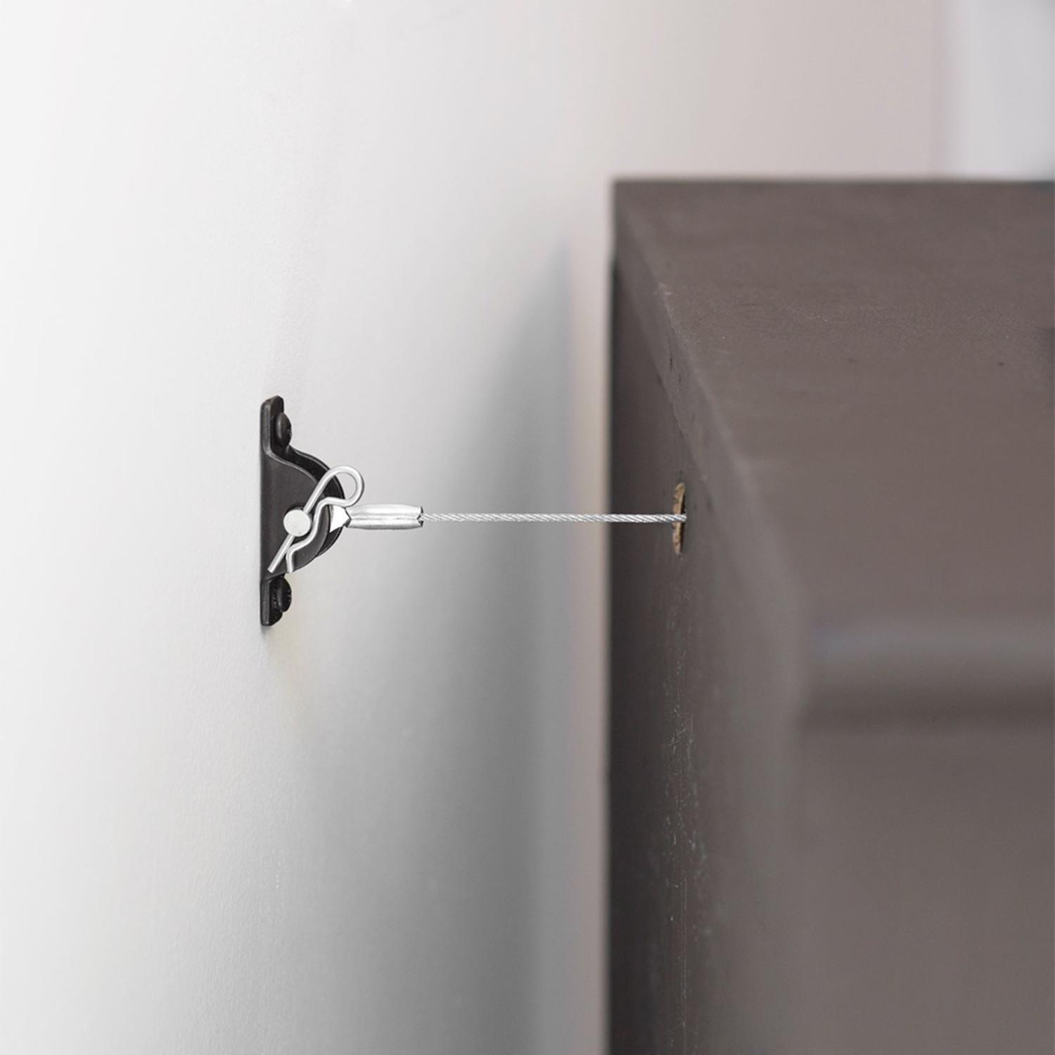 Hangman Black Furniture Anti-Tip Kit 400 lb 1 pk