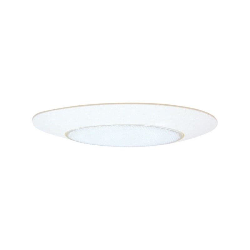 Halo Matte White 6 in. W Glass LED Shower Lens/Trim 60 W