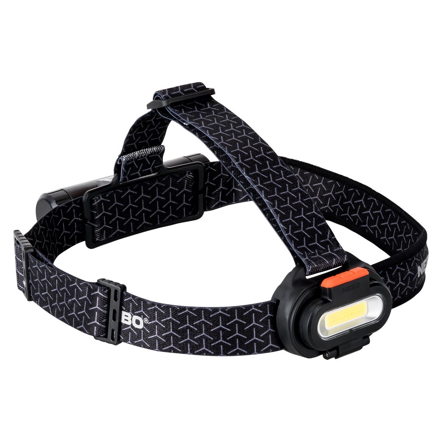NEBO Einstein 1500 lm Black LED Head Lamp 18650 Battery