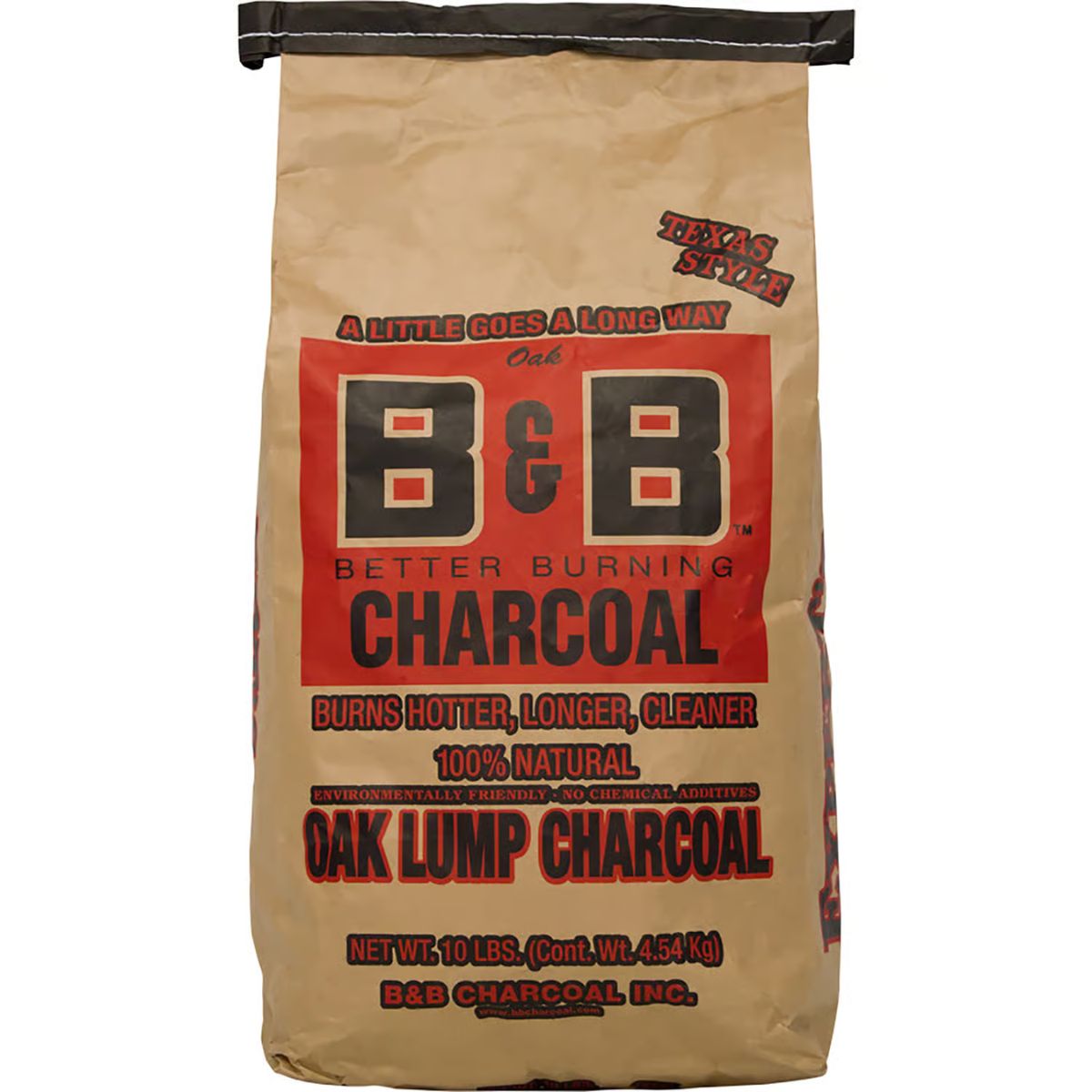 B&B Charcoal All Natural Oak Lump Charcoal 10 lb.
