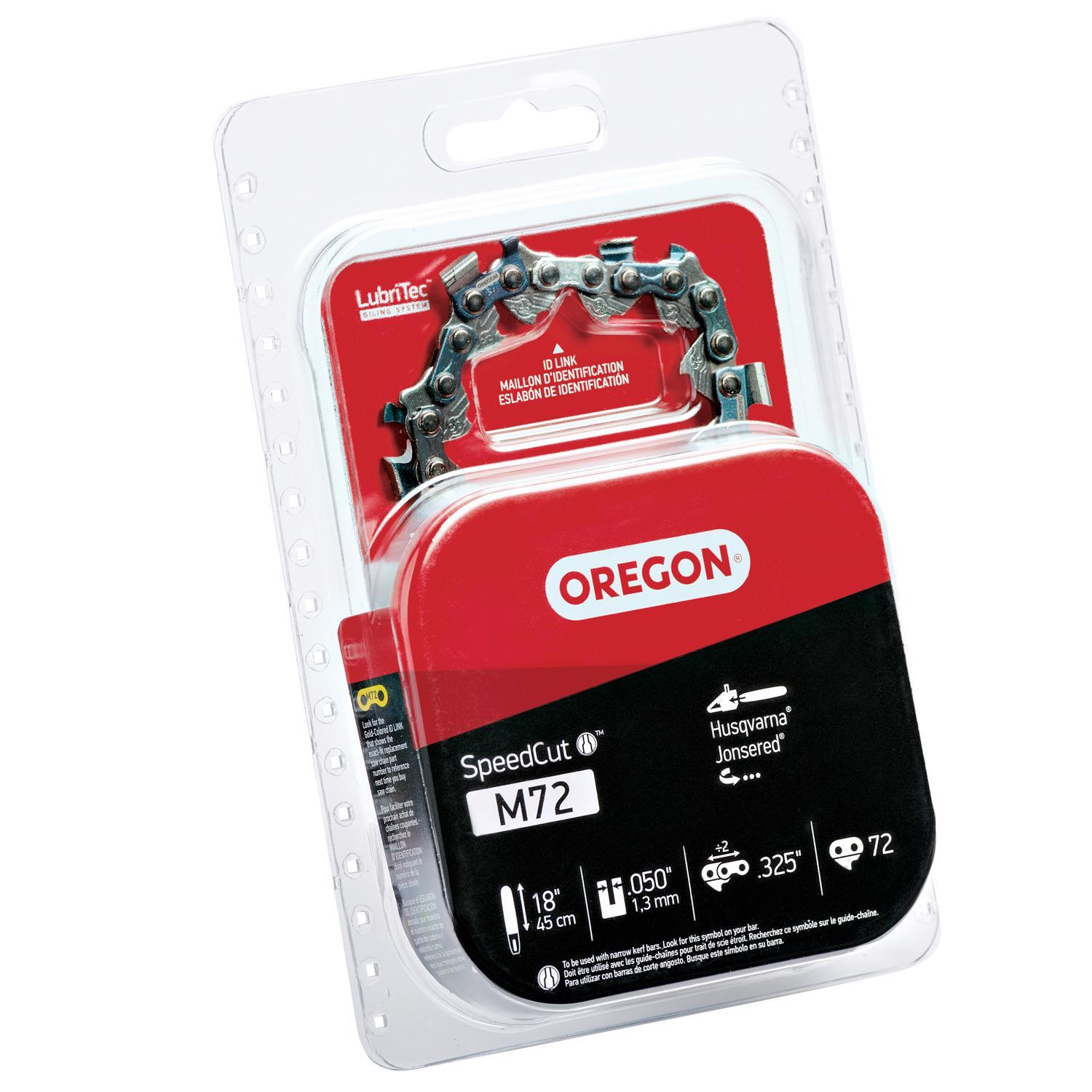 Oregon SpeedCut M72 18 in. Chainsaw Chain 72 links