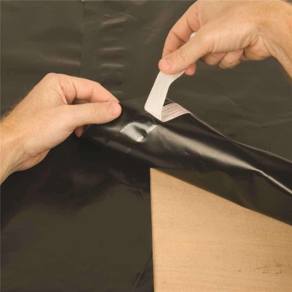 ROBERTS Moisture Barricade 120 sq. ft. Roll 120 in. W x 12 ft. L x 6 mil T Underlayment for Vinyl, Laminate, SPC, Wood
