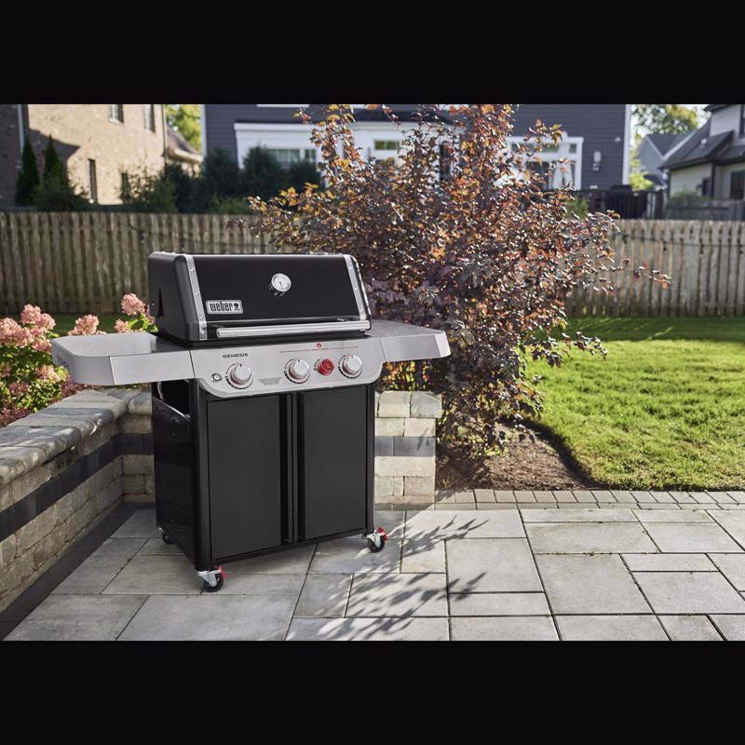 Weber Genesis E-325 3 Burner Natural Gas Grill Black