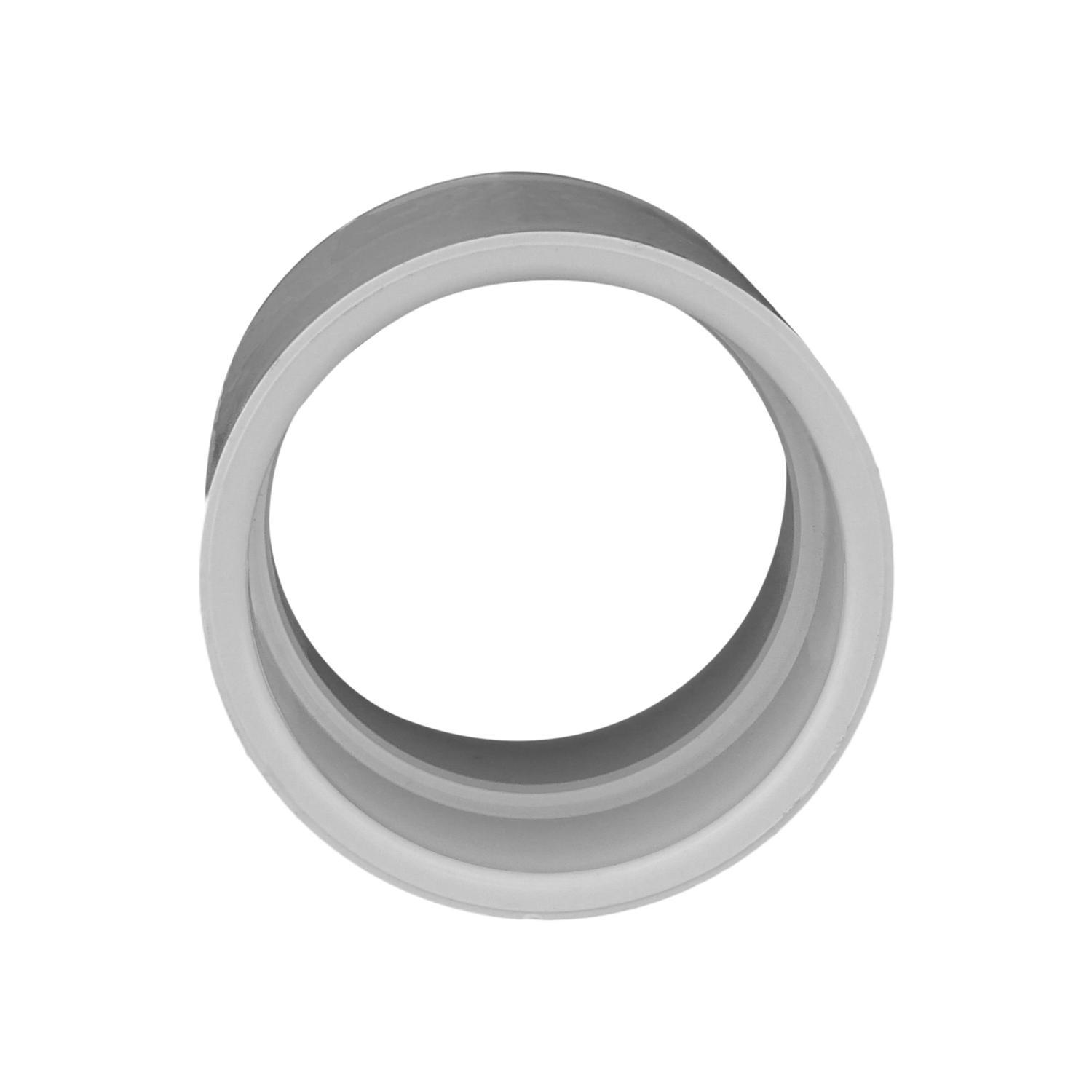 Charlotte Pipe Schedule 40 1-1/2 in. Slip X 1-1/2 in. D Slip PVC Coupling 1 pk