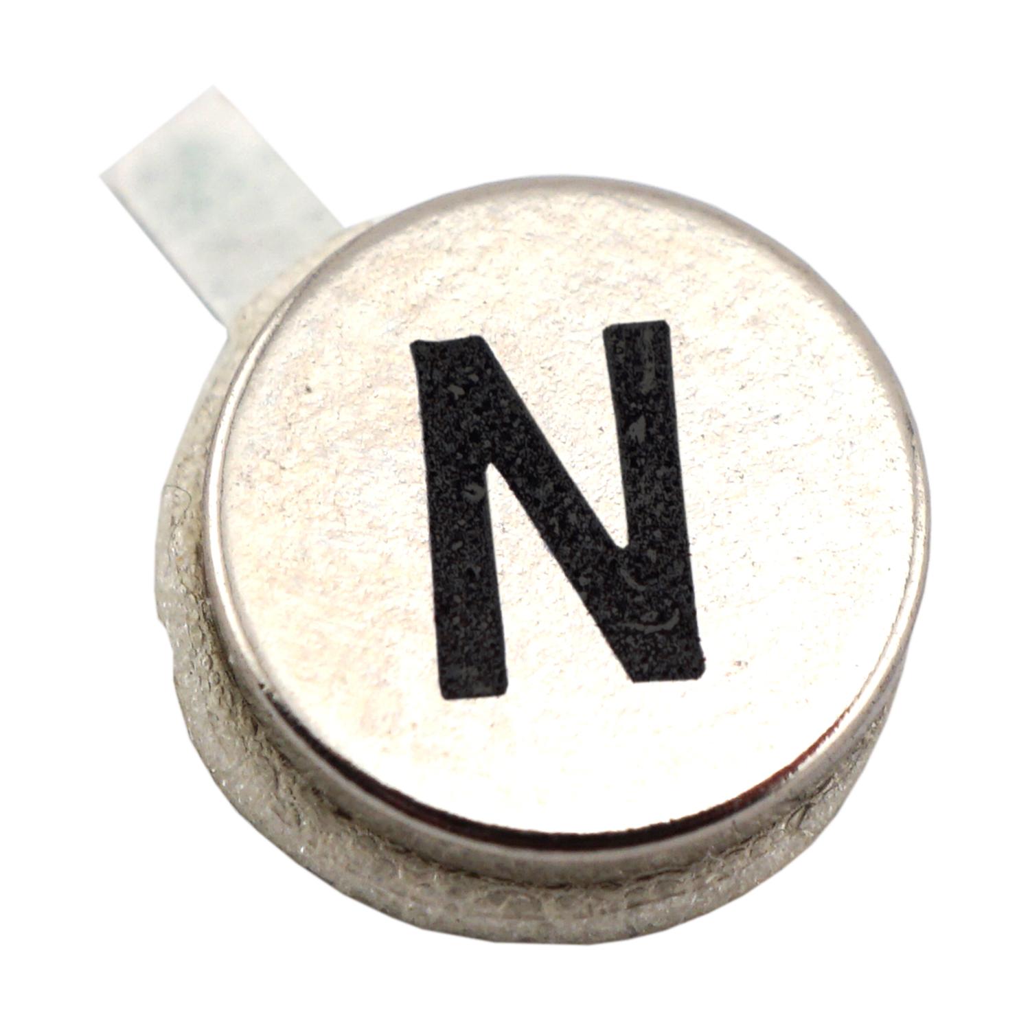 Magnet Source 0.375 in. L X 0.375 in. W Silver Disc Magnets with Adhesive 1.68 lb. pull 12 pc