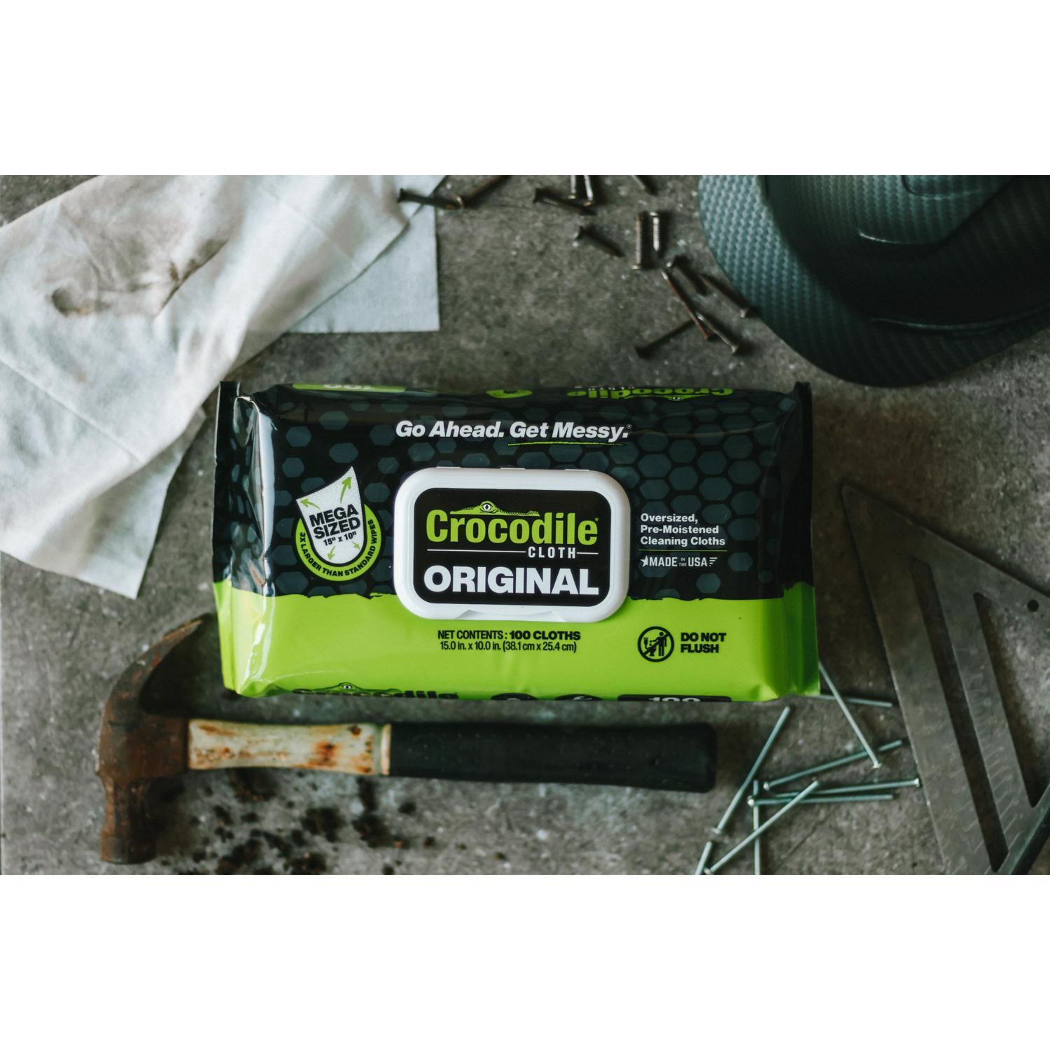 Crocodile Cloth Original Fiber Blend Cleaning Wipes 15 in. W X 10 in. L 100 pk