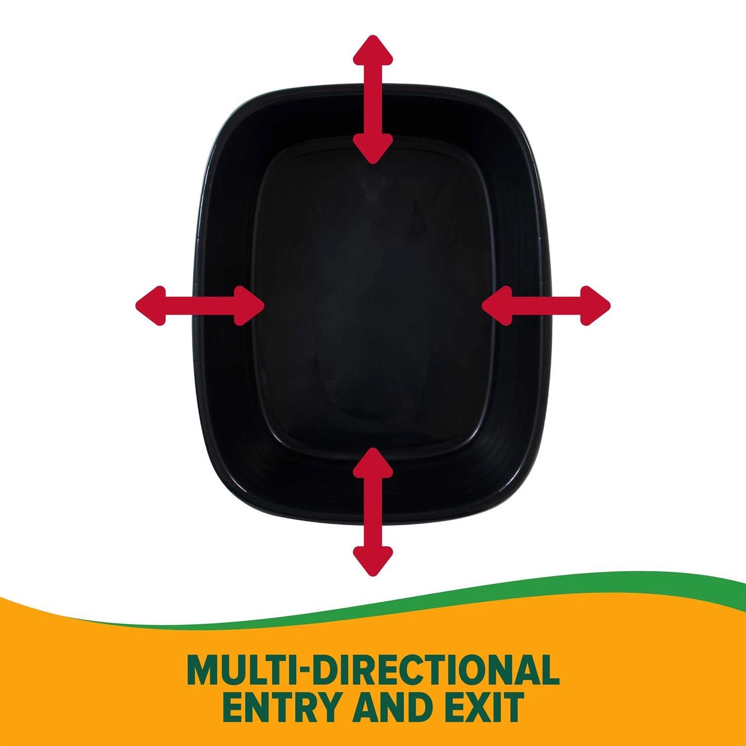 Arm & Hammer Plastic Black Litter Pan 1 pk