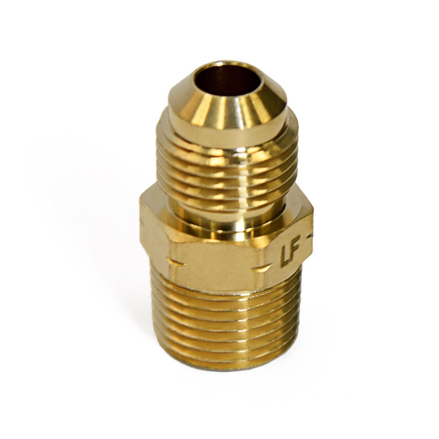ATC 3/8 in. Flare 3/8 in. D Male Brass Adapter