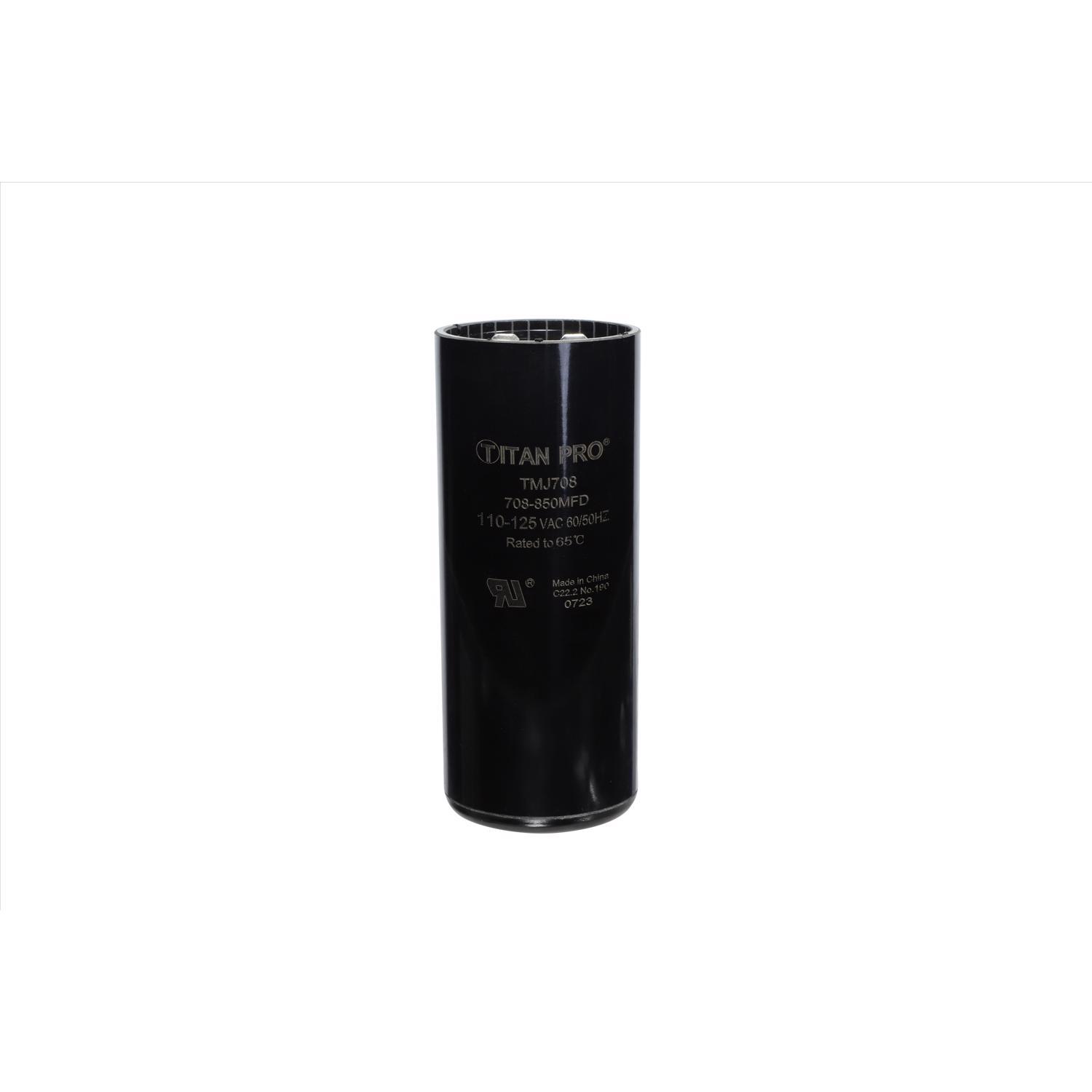 Titan Pro 708-850 MFD 125 V Round Start Capacitor