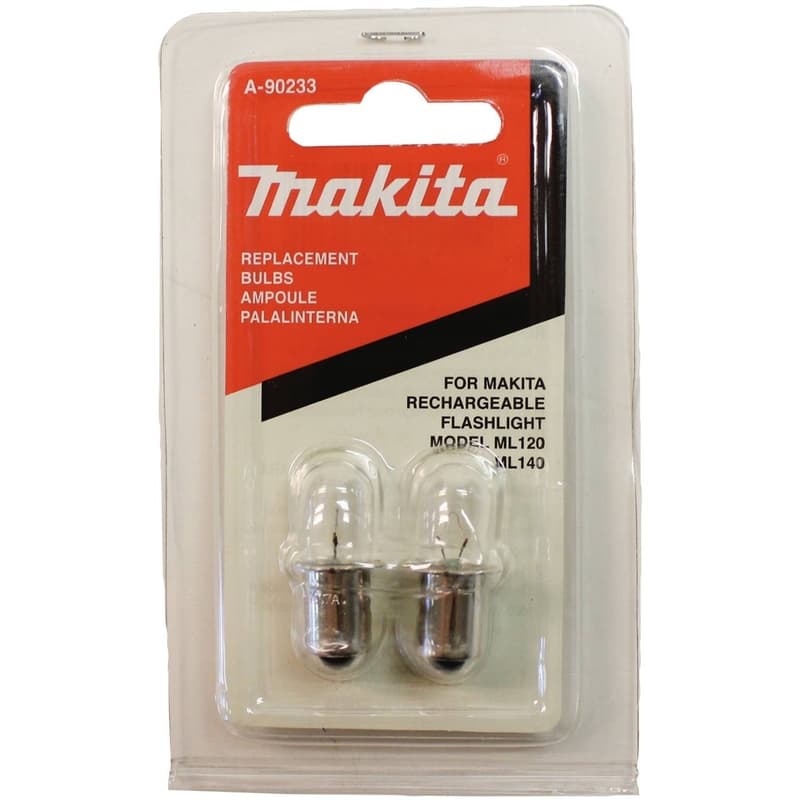 Makita Clear Incandescent Flashlight Bulb 12 V Bayonet Base