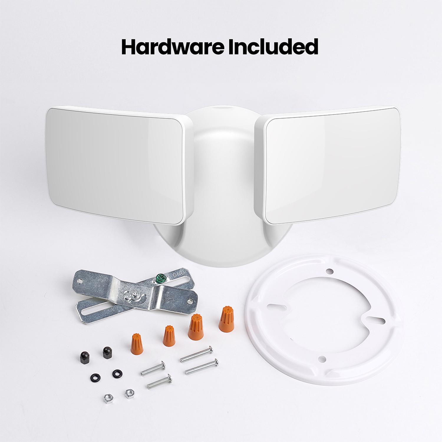 Feit LED Switch Hardwired LED White Security Floodlight