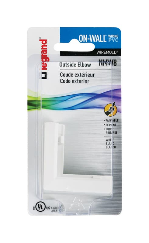 Legrand On-Wall Outside Elbow 1 pk