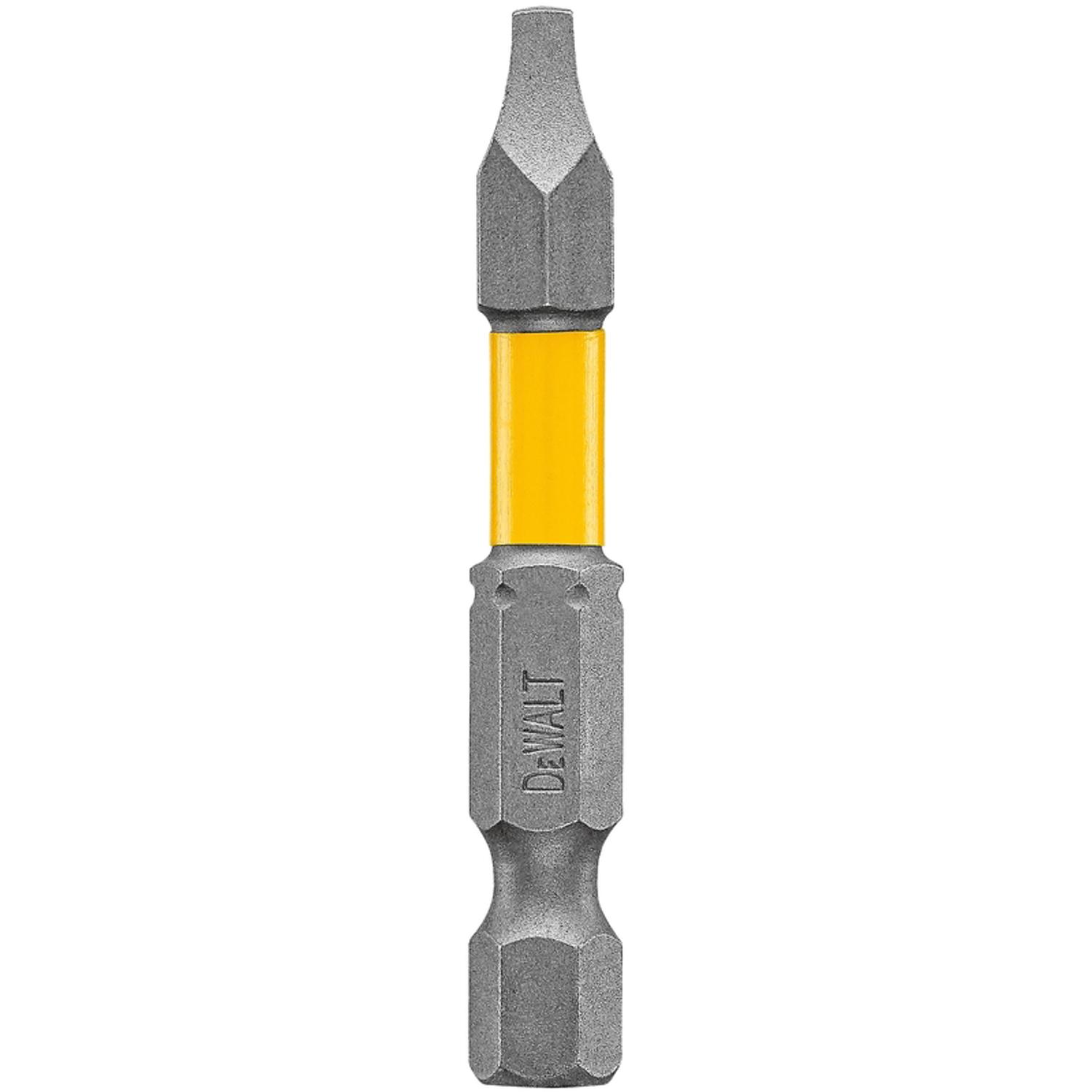 DeWalt Max Fit Square #1 X 2 in. L Power Bit S2 Tool Steel 2 pc