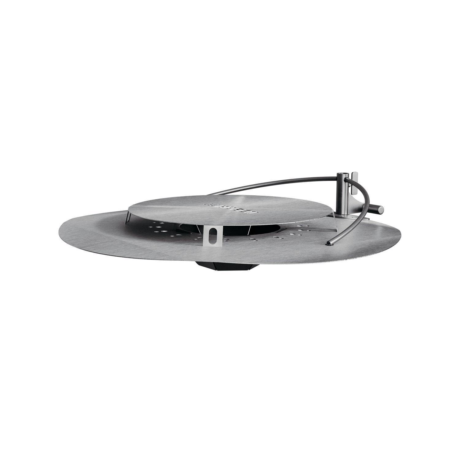 Breeo Outpost 24 Stainless Steel Heat Deflector 6.5 in. H X 24 in. W X 24 in. D