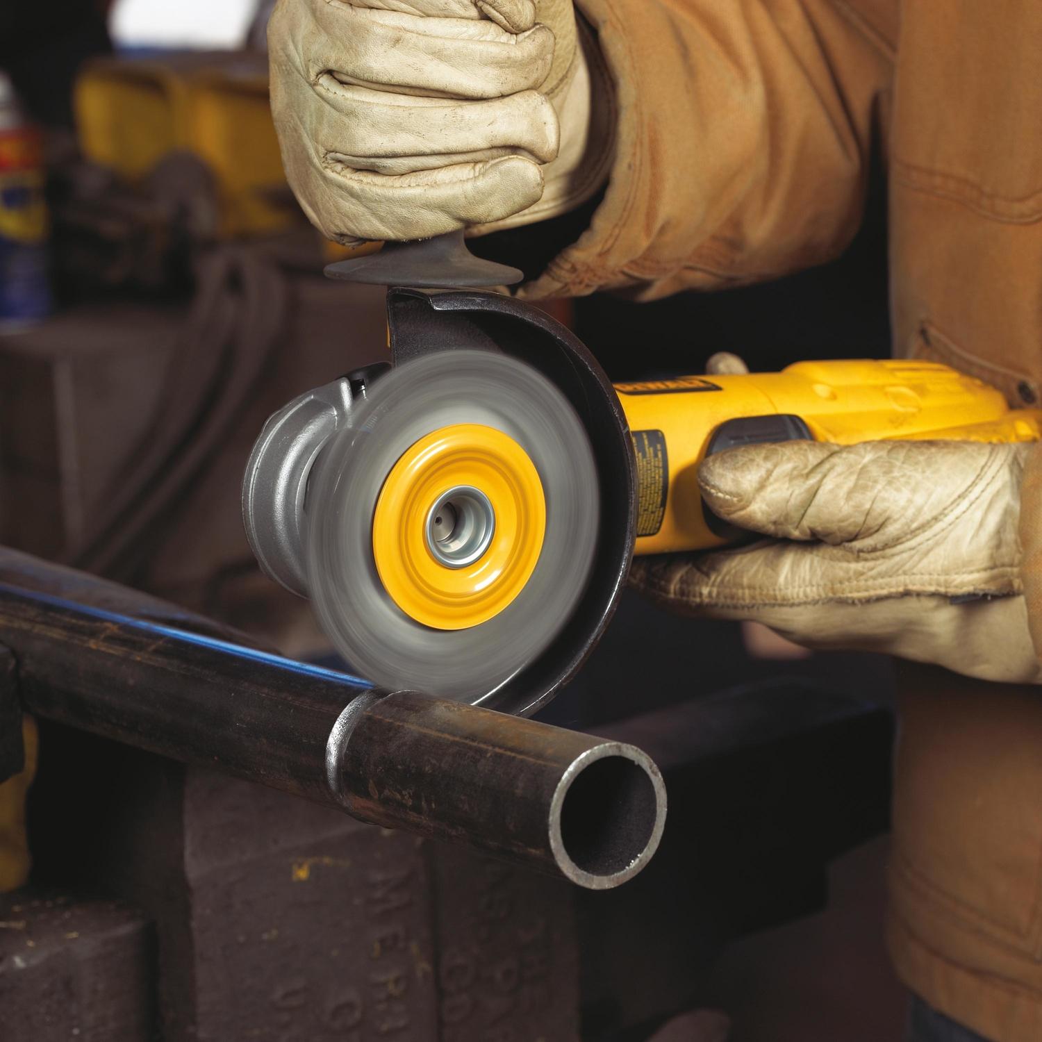 DeWalt High Performance 4 in. Coarse Crimped/Knotted Wire Wheel Brush Carbon Steel 20000 rpm 1 pc