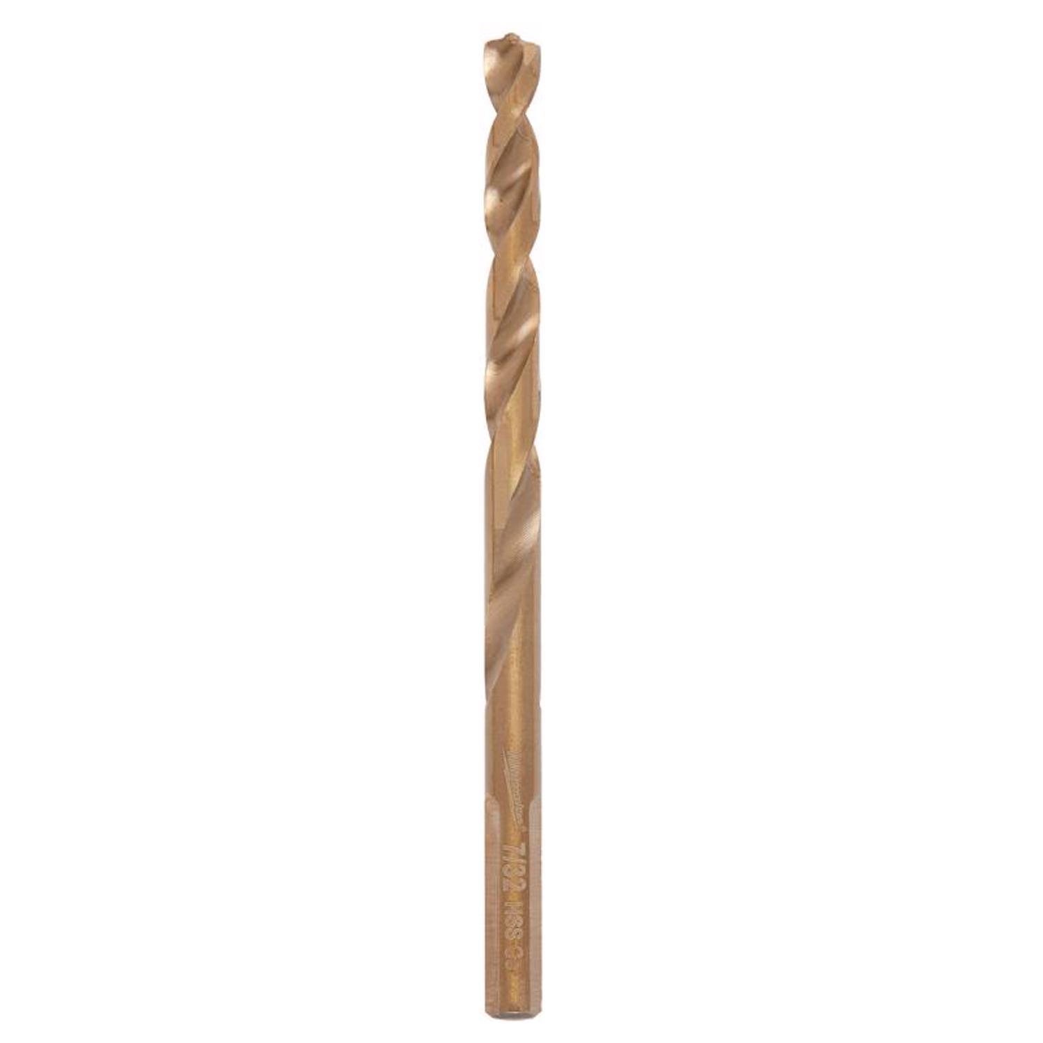 Milwaukee Red Helix 7/32 in. X 3-7/8 in. L Steel Thunderbolt Drill Bit 3-Flat Shank 1 pc
