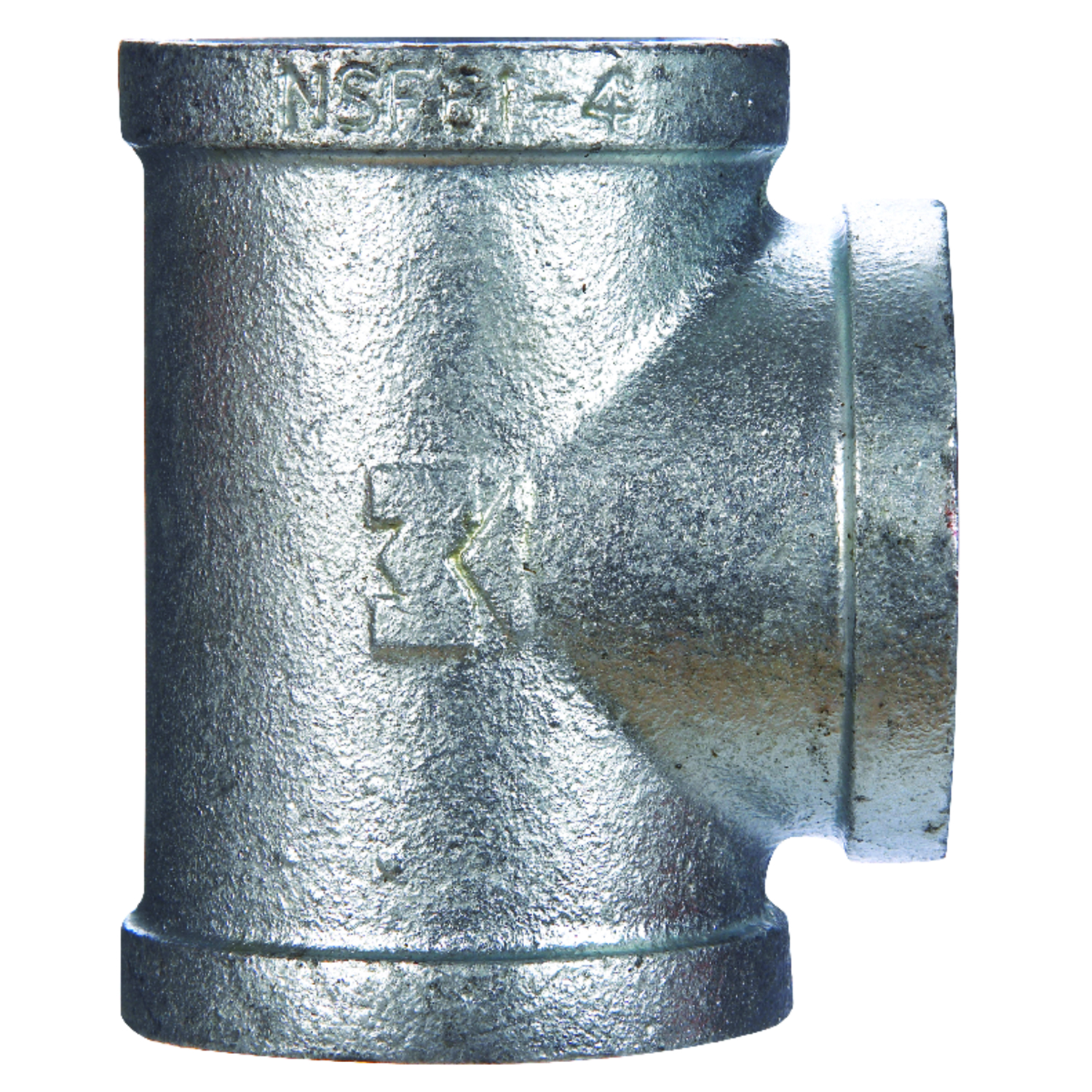 STZ Industries 1/4 in. FIP each X 1/4 in. D FIP 1/4 in. D FIP Galvanized Malleable Iron Tee