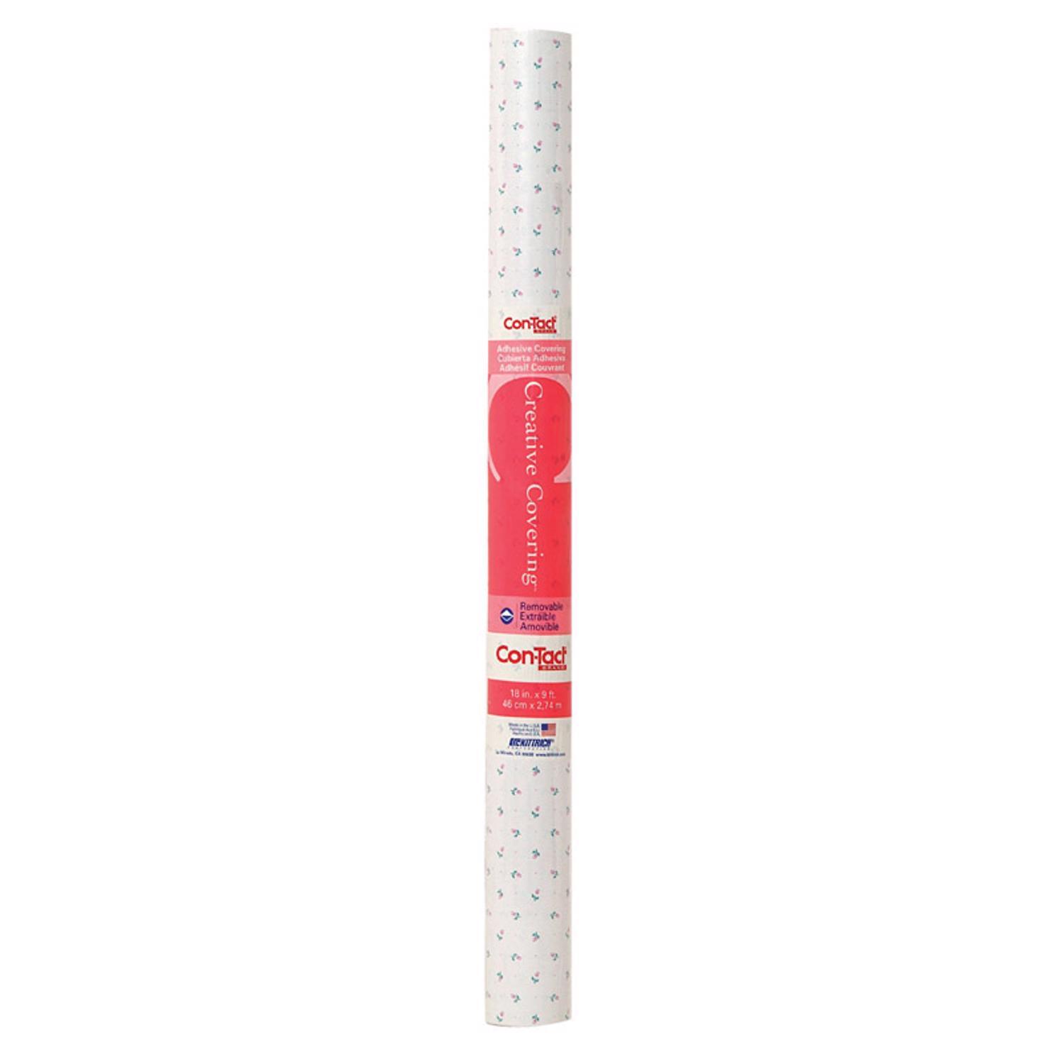 Con-Tact Creative Covering 9 ft. L X 18 in. W Rosebud Rosebud Shelf Liner