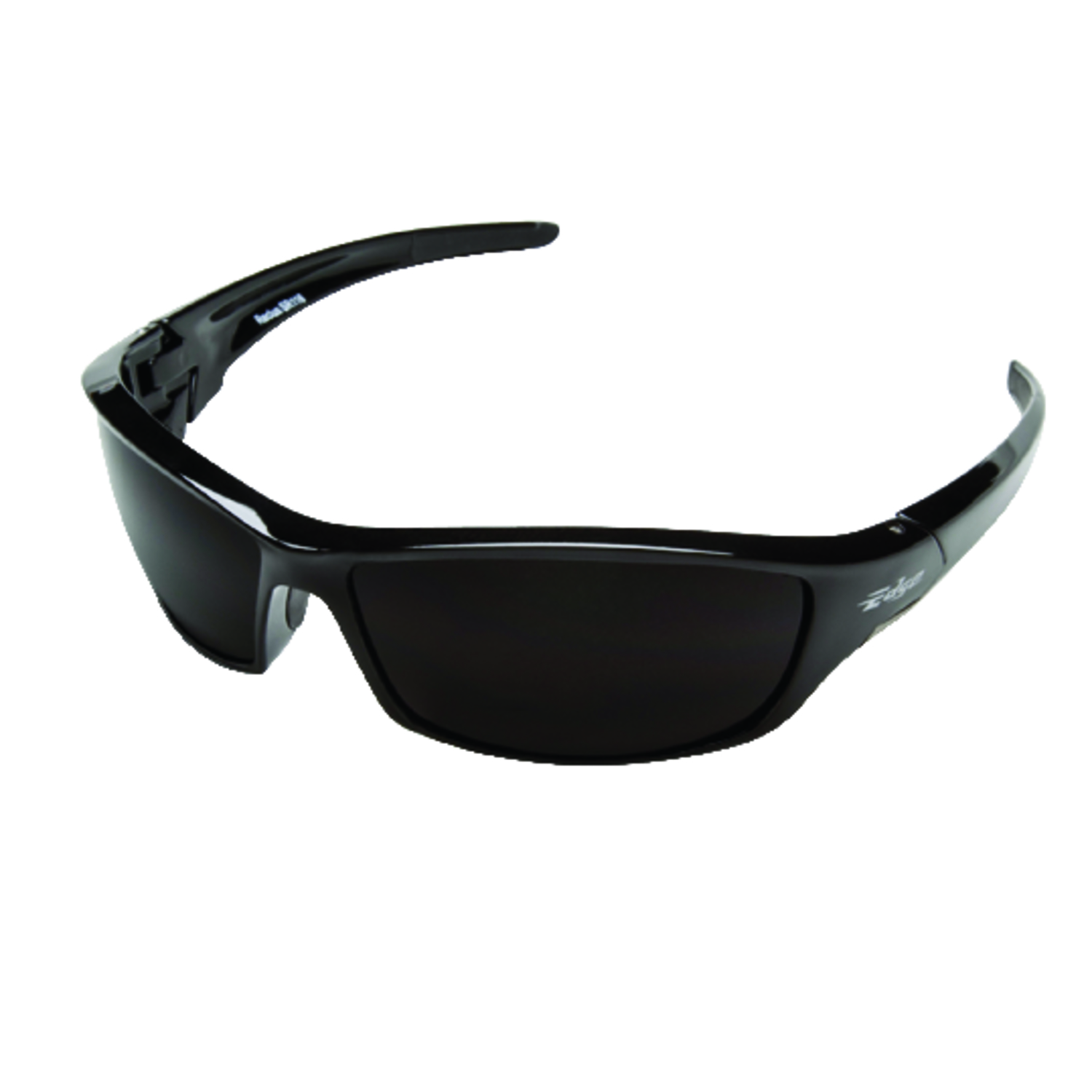 Edge Eyewear Reclus Anti-Fog Wraparound Safety Glasses Smoke Lens Black Frame 1 pc