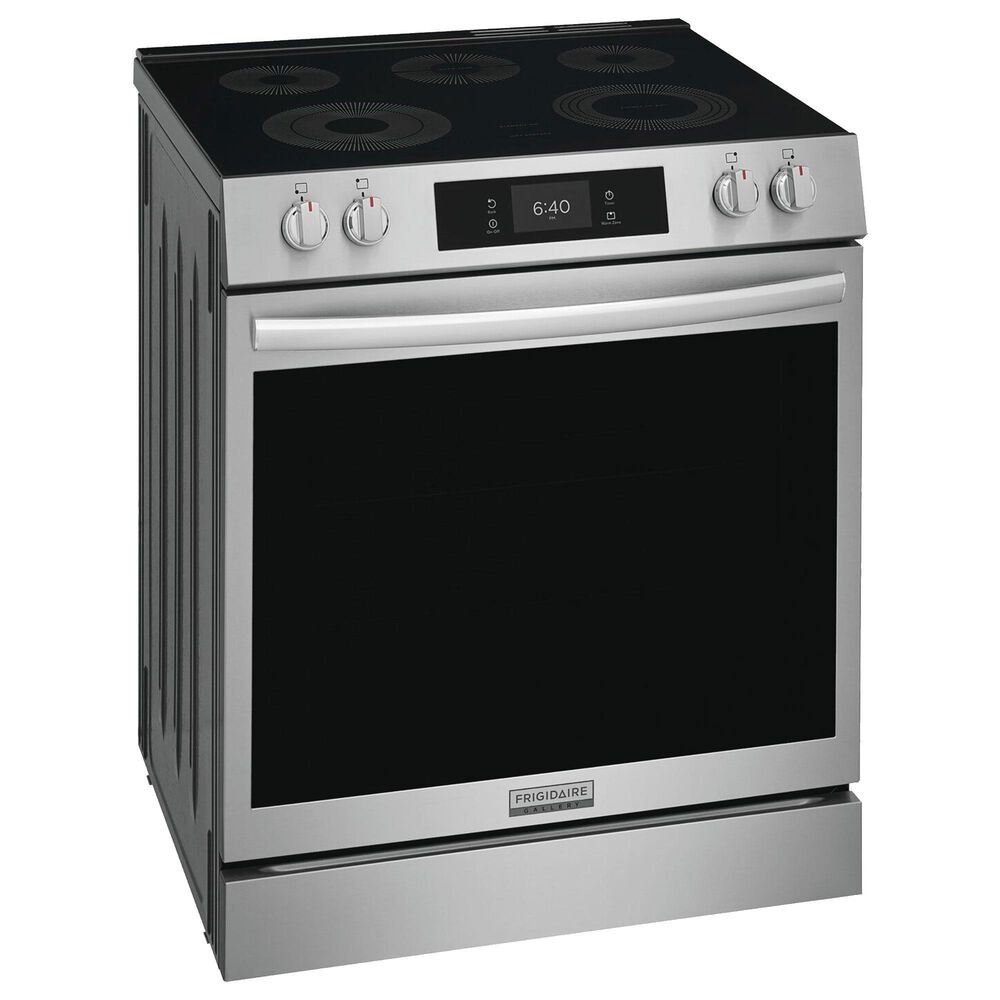 Frigidaire - Gallery 6.2 Cu. Ft. Slide-In Electric Range with Stone-Baked Pizza and 15+ Ways to Cook - Stainless Steel