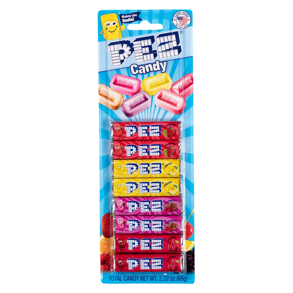 Pez Candy Refill 8Pk Assorted Fruit