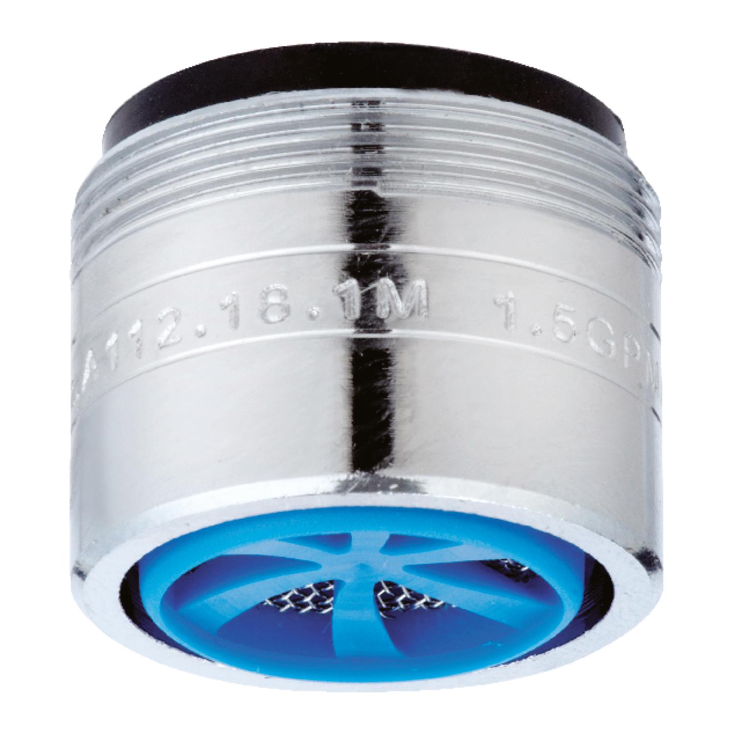 Ace Dual Thread 15/16 in.- 27M x 55/64 in.-27F Chrome Aerator Adapter