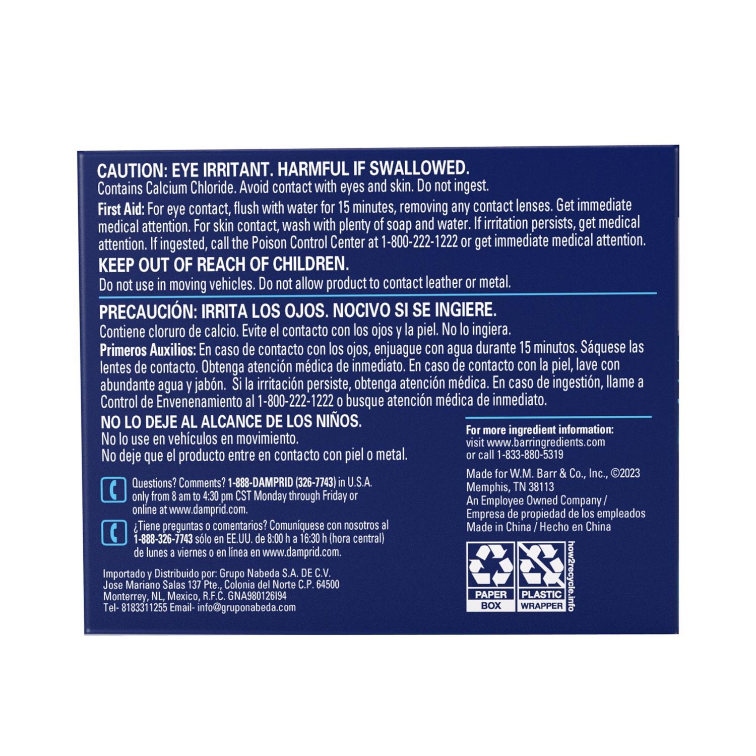 Damp Rid Moisture Absorber Refill Fresh Scent 15.87 oz 2 pk