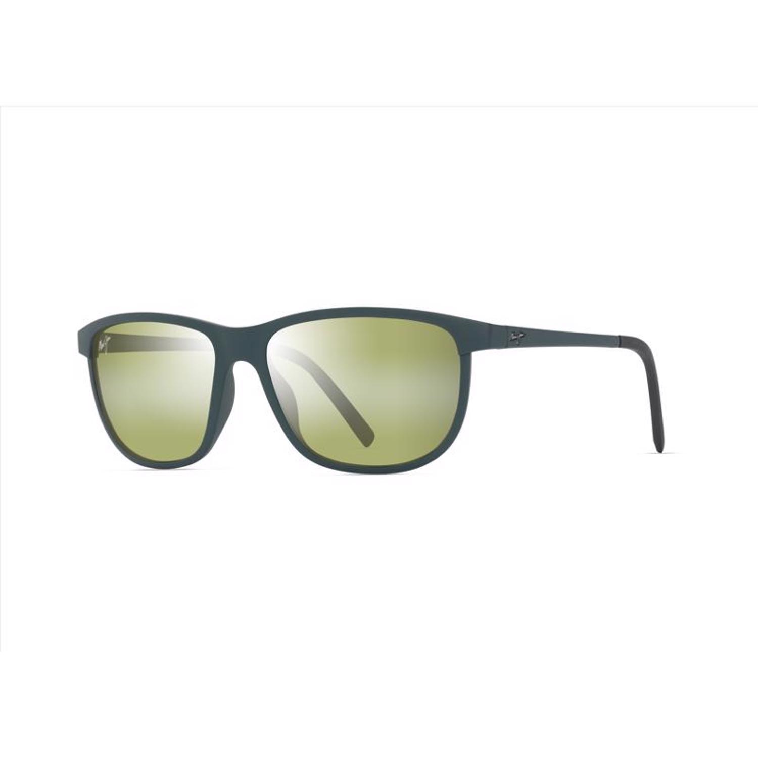 Maui Jim Lele Kawa Sunglasses Unisex Matte Dark Military Green Frame Maui HT Lens Polarized