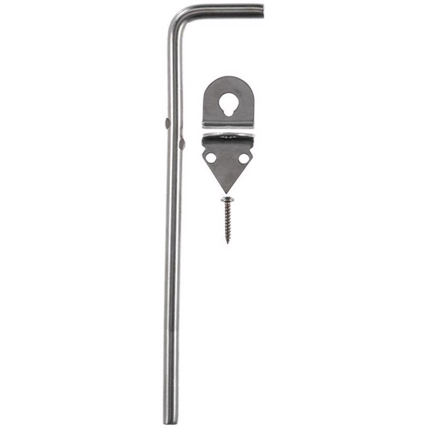 Ace 12 in. L Stainless Steel Cane Bolt 1 pk