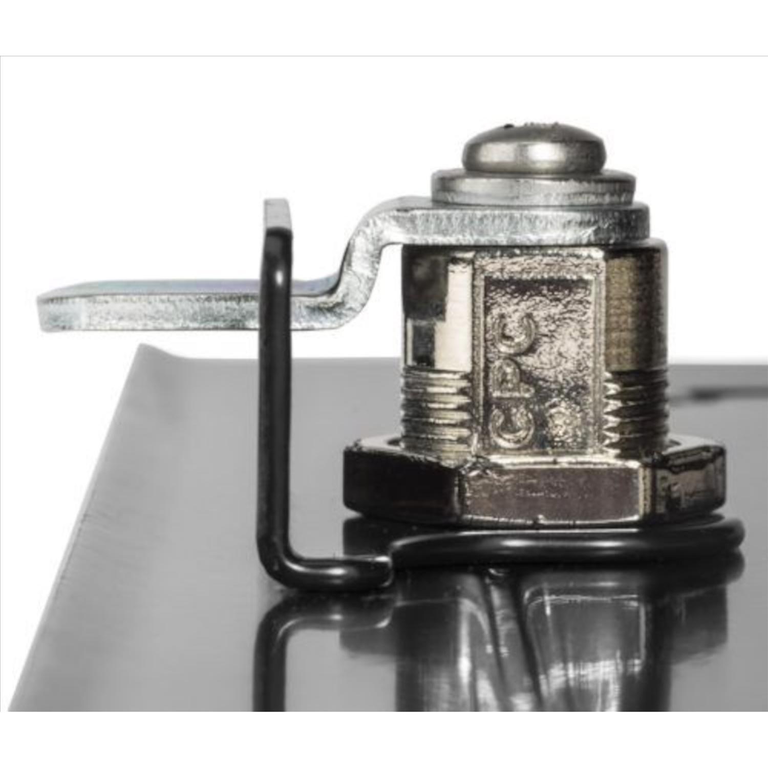 Architectural Mailboxes Oasis Classic Galvanized Steel Post Mount Black Mailbox