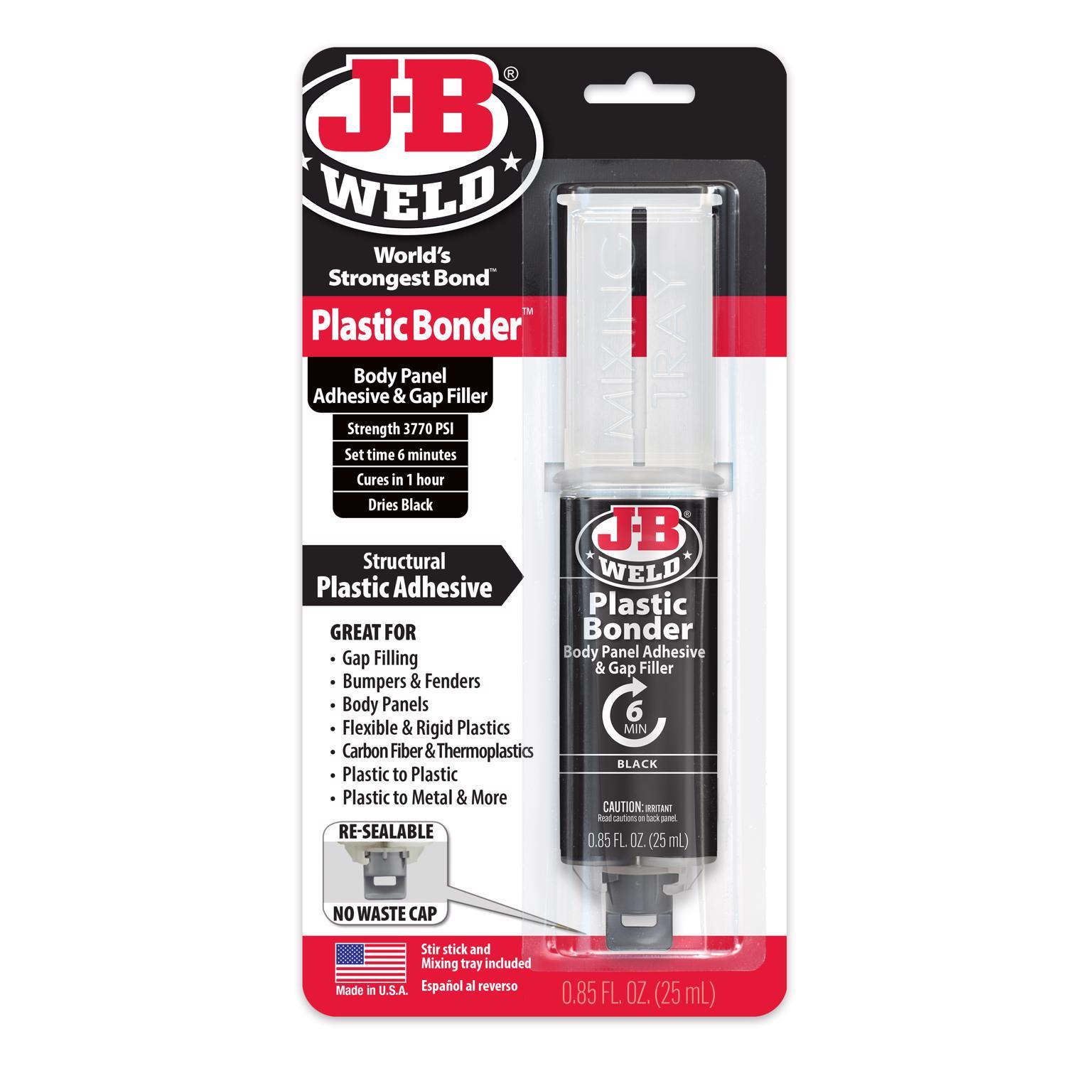 J-B Weld PlasticBonder High Strength Plastic Bonder Paste 0.85 oz