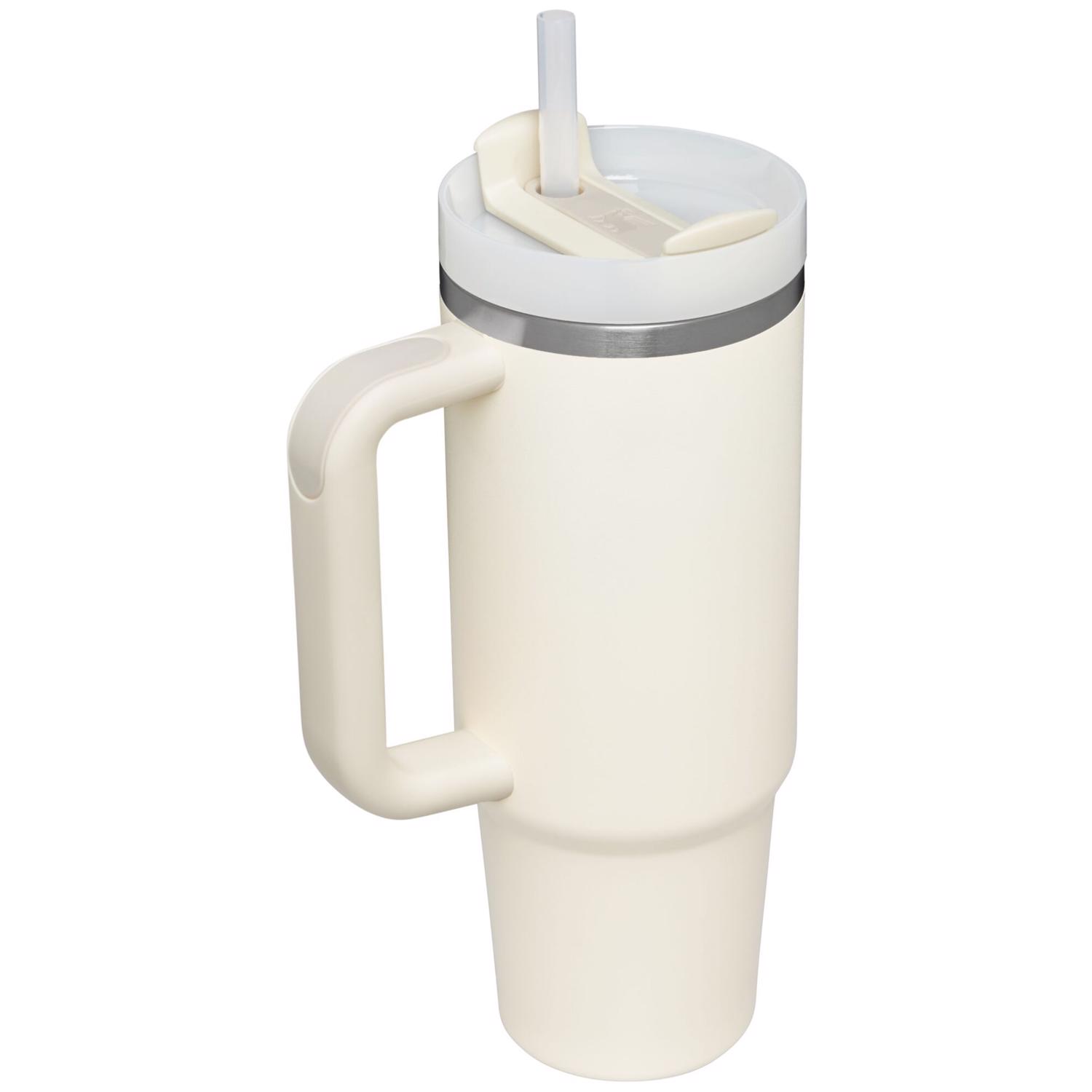 Stanley The Quencher H2.0 FlowState 30 oz Cream BPA Free Double-wall Vacuum Insulated Tumbler