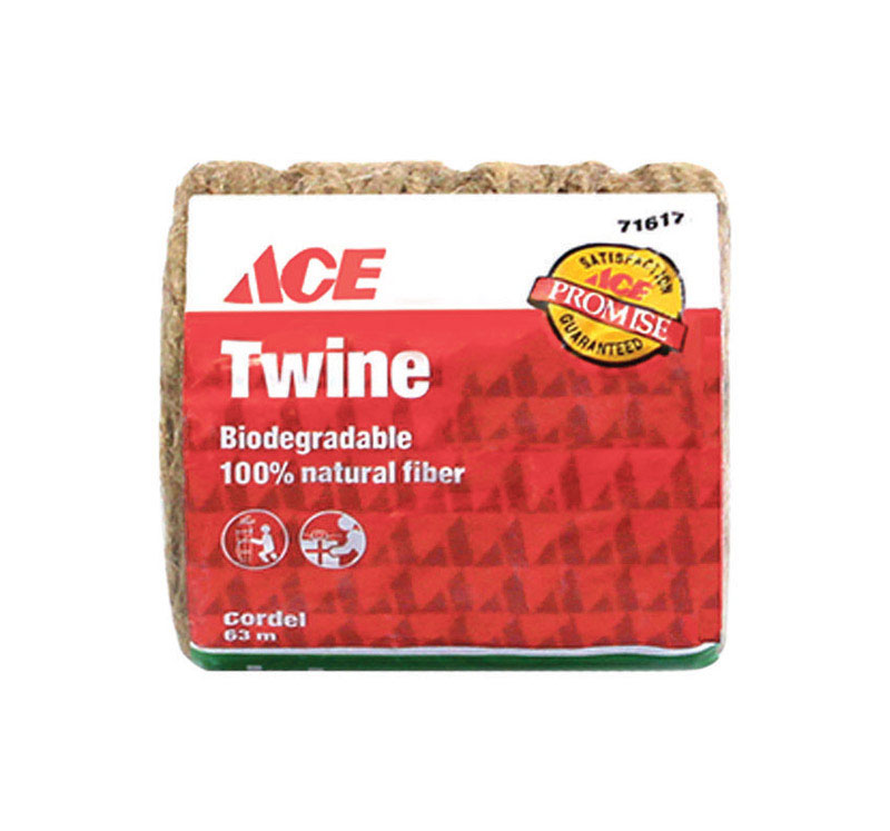 Ace 1/8 in. D X 208 ft. L Natural Twisted Jute Twine