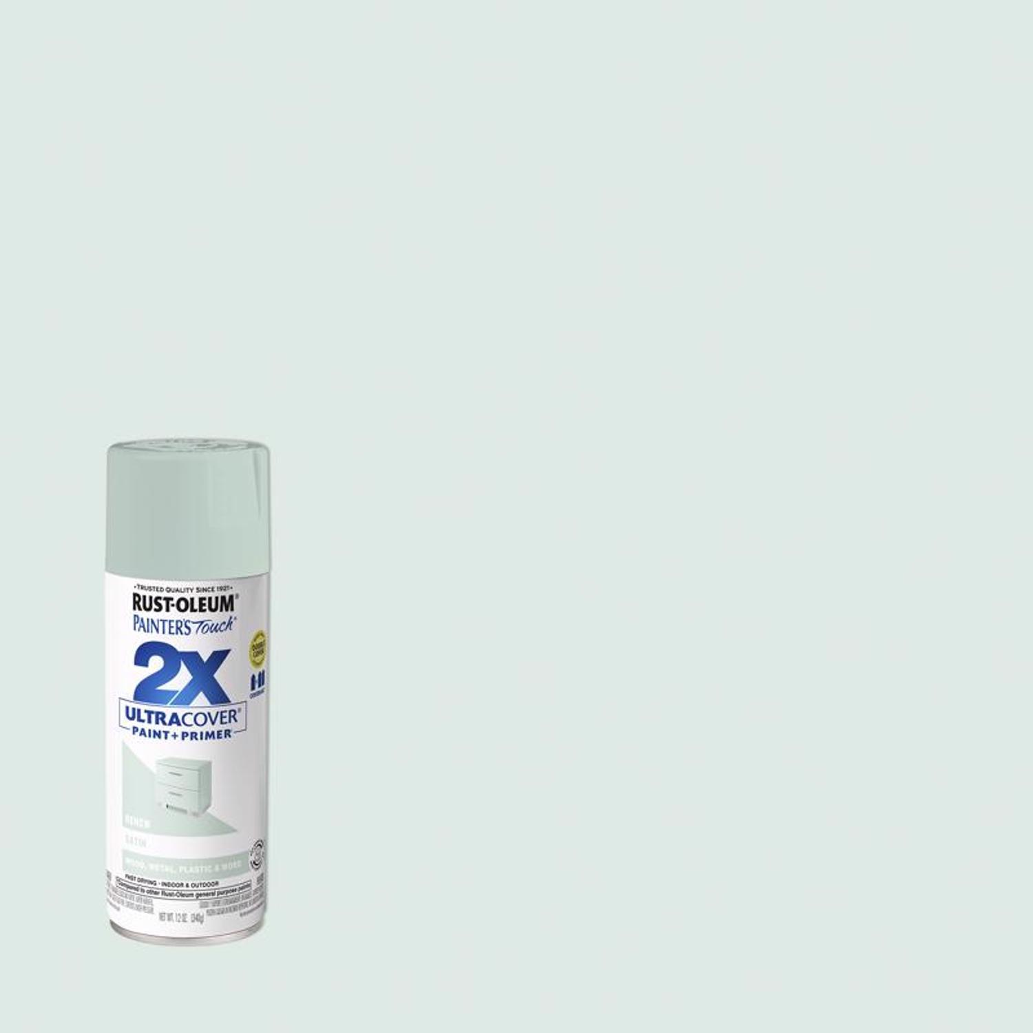 Rust-Oleum Painter's Touch 2X Ultra Cover Satin Renew Paint+Primer Spray Paint 12 oz.