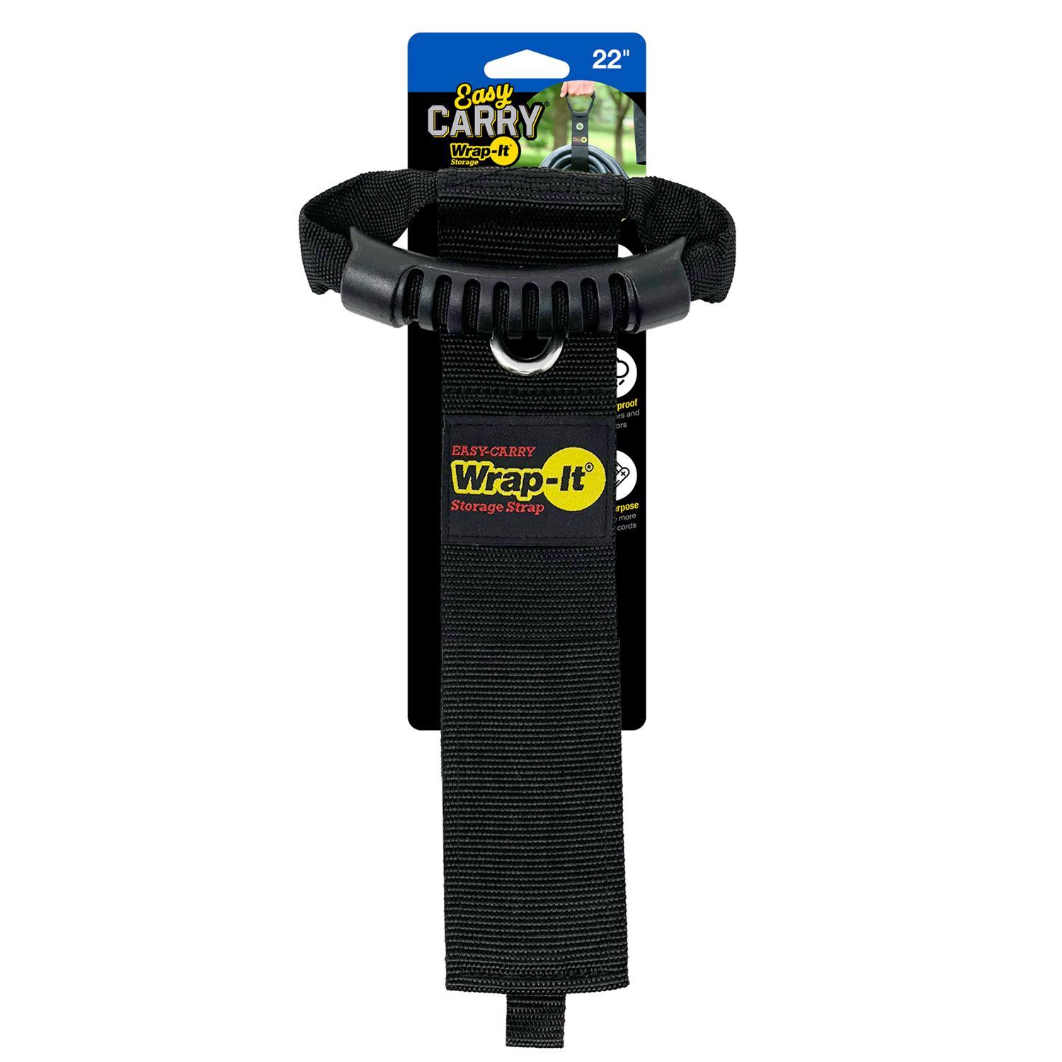 Wrap-It Easy Carry 2.5 in. W X 22 in. L Black Storage Straps 50 lb 1 pk