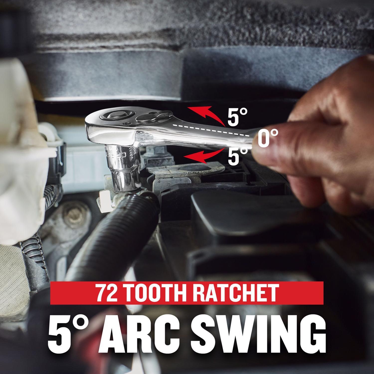Craftsman Low Profile 1/4 in. drive Ratchet 72 teeth