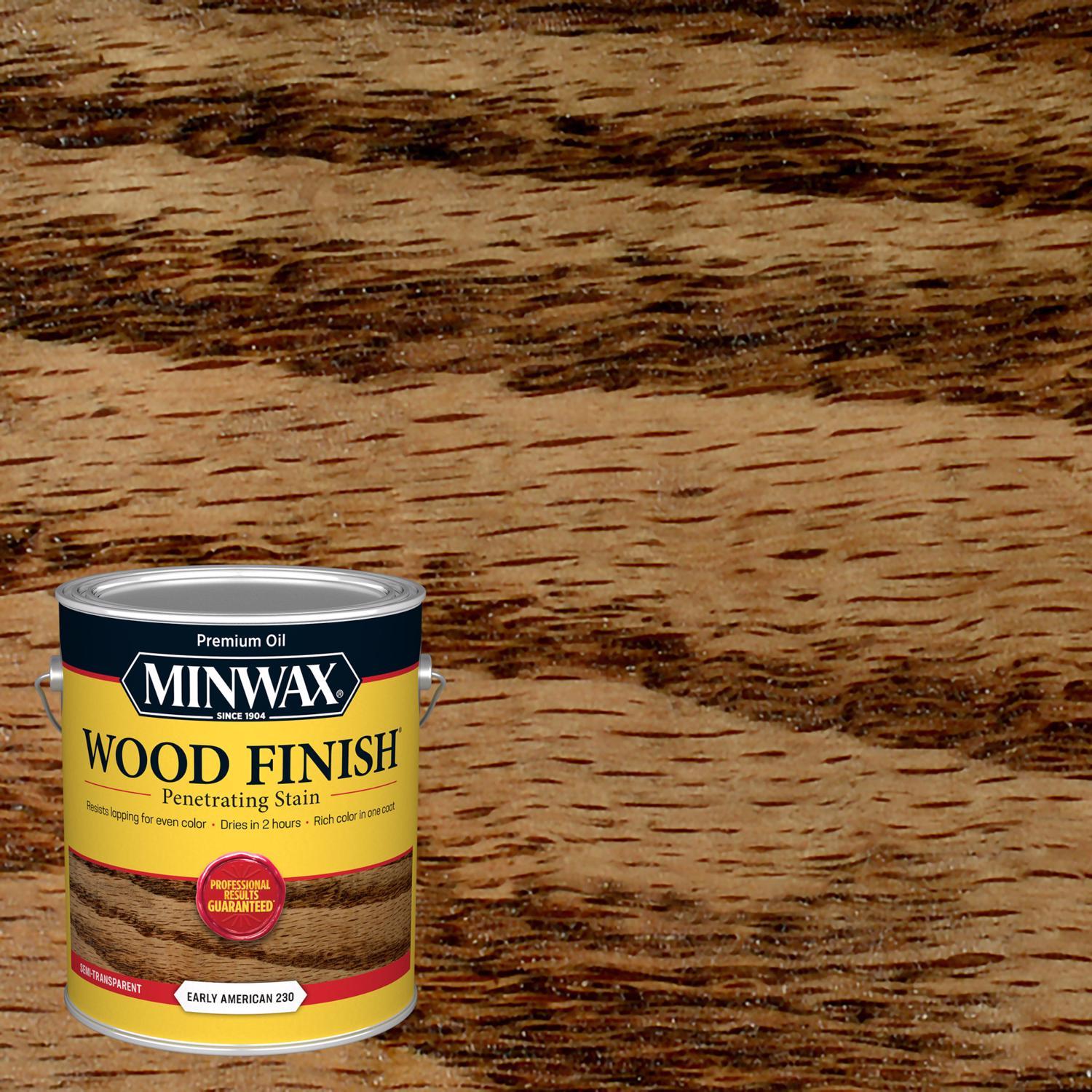 Minwax Wood Finish Semi-Transparent Early American Oil-Based Penetrating Wood Stain 1 gal