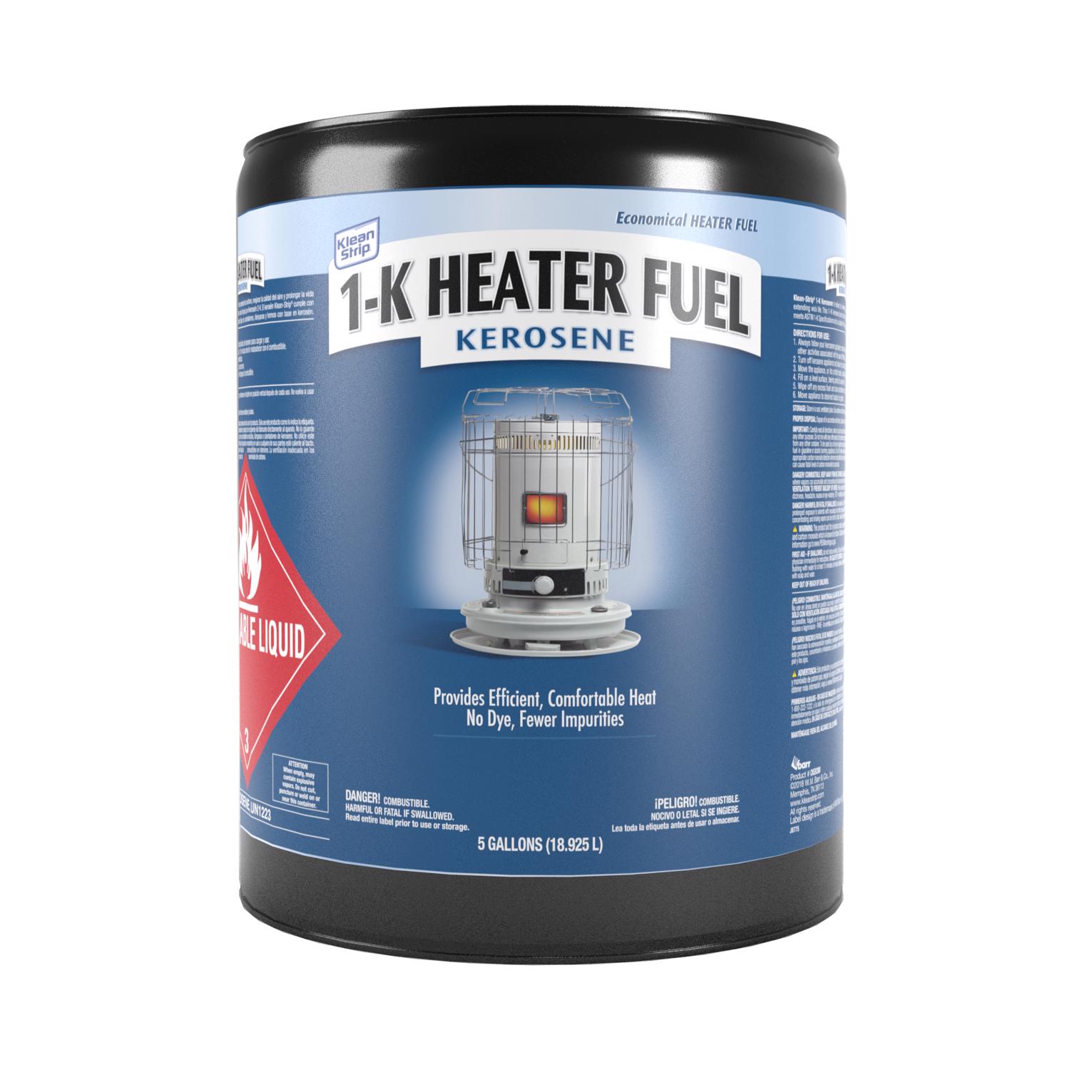 Klean Strip 1-K Kerosene For Burning Heaters/Lamps/Stoves 5 gal