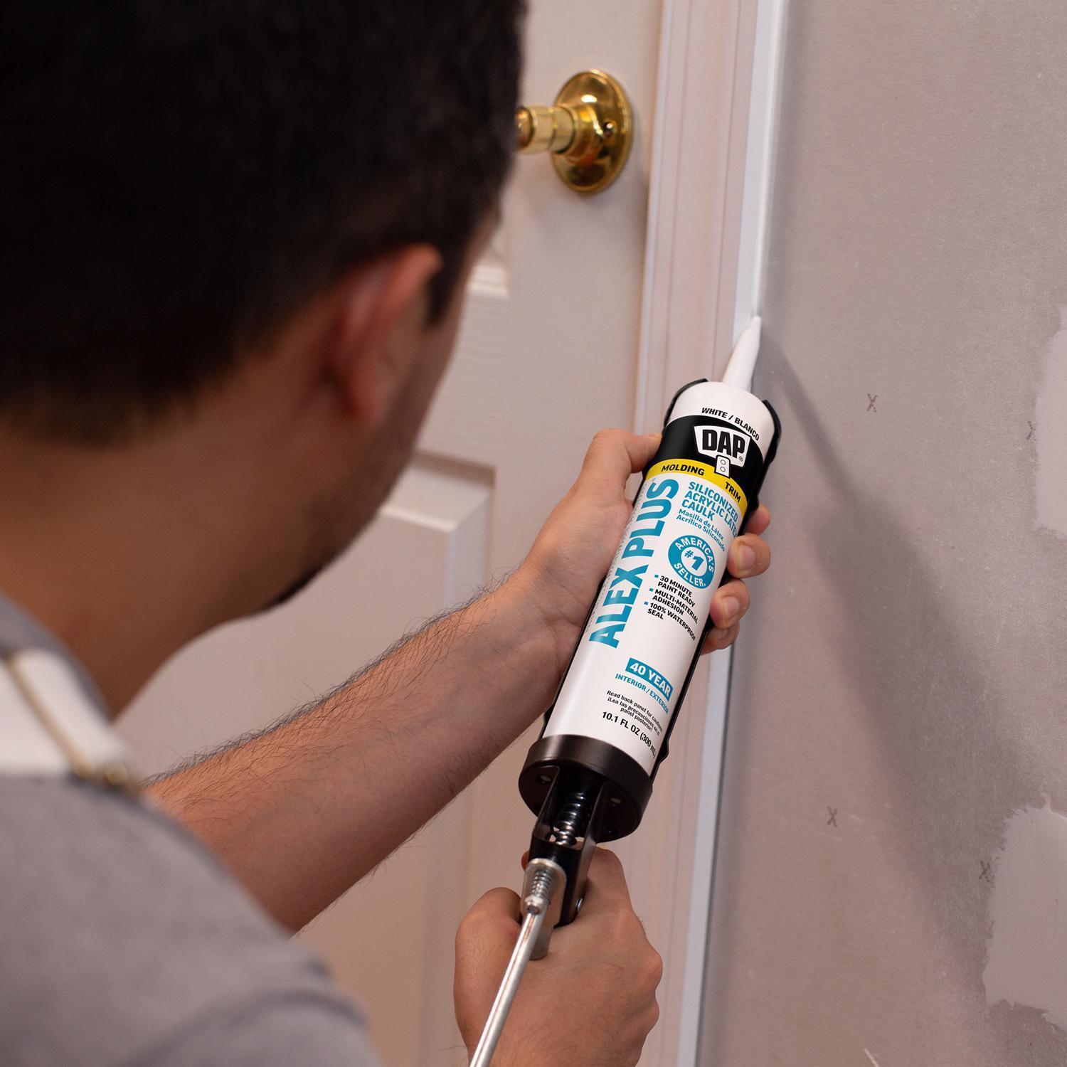 DAP Alex Plus White Acrylic Latex All Purpose Caulk 10.1 oz