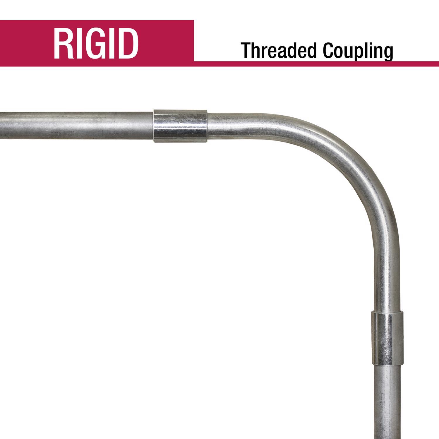 Sigma Engineered Solutions ProConnex 2 in. D Zinc-Plated Steel Conduit Coupling For Rigid/IMC 1 pk