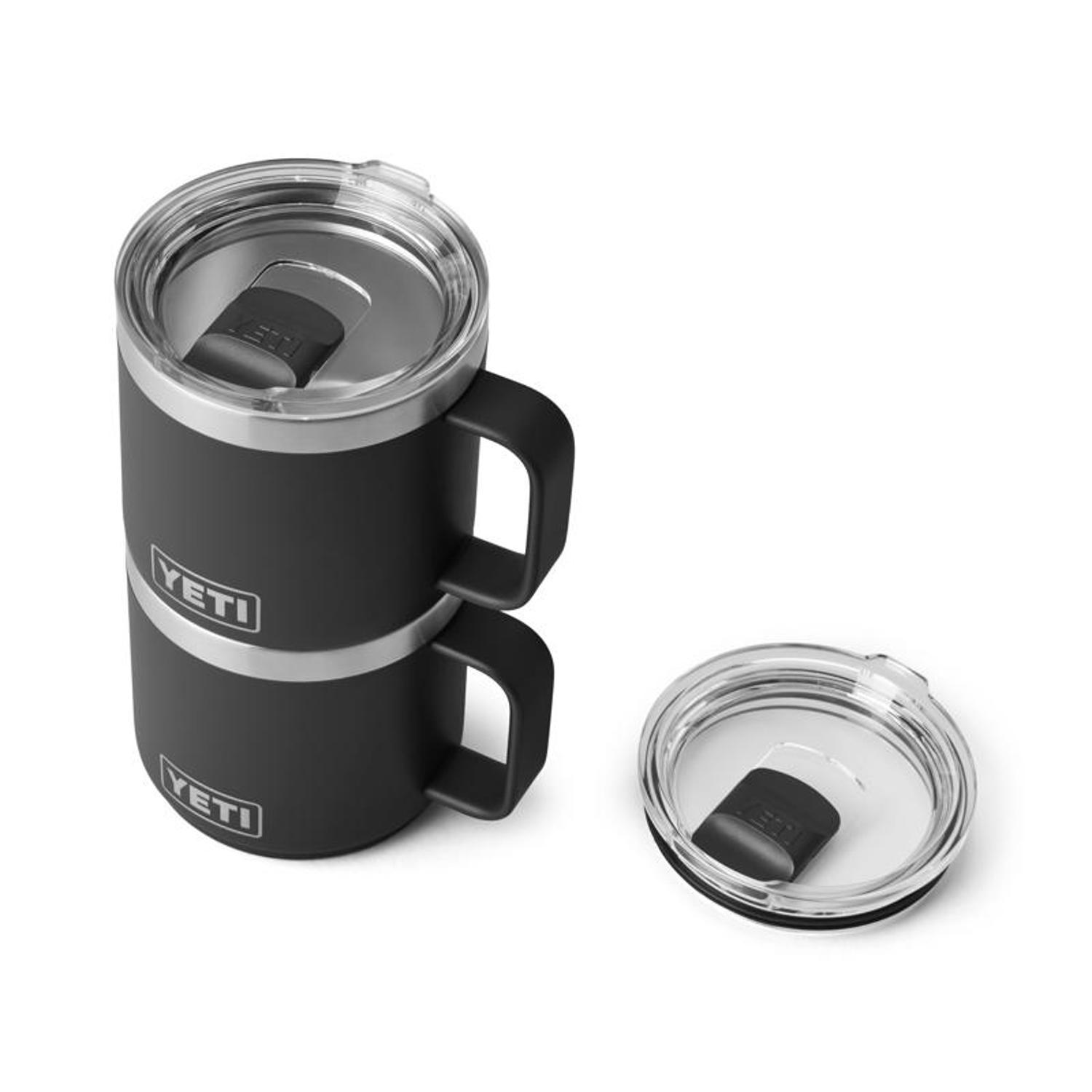 YETI Rambler 14 oz Black BPA Free Mug with MagSlider Lid