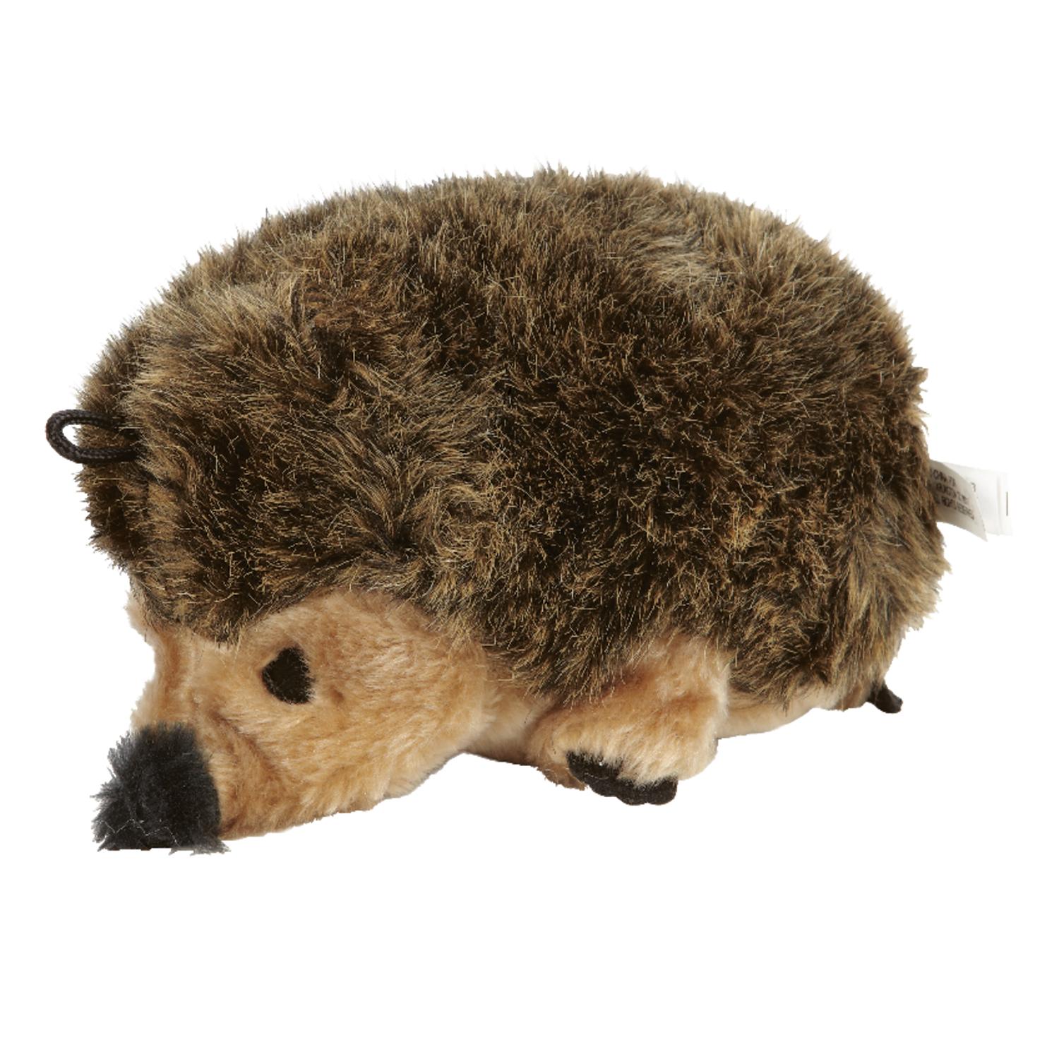 Zoobilee Brown Plush Hedgehog Dog Toy Large 1 pk