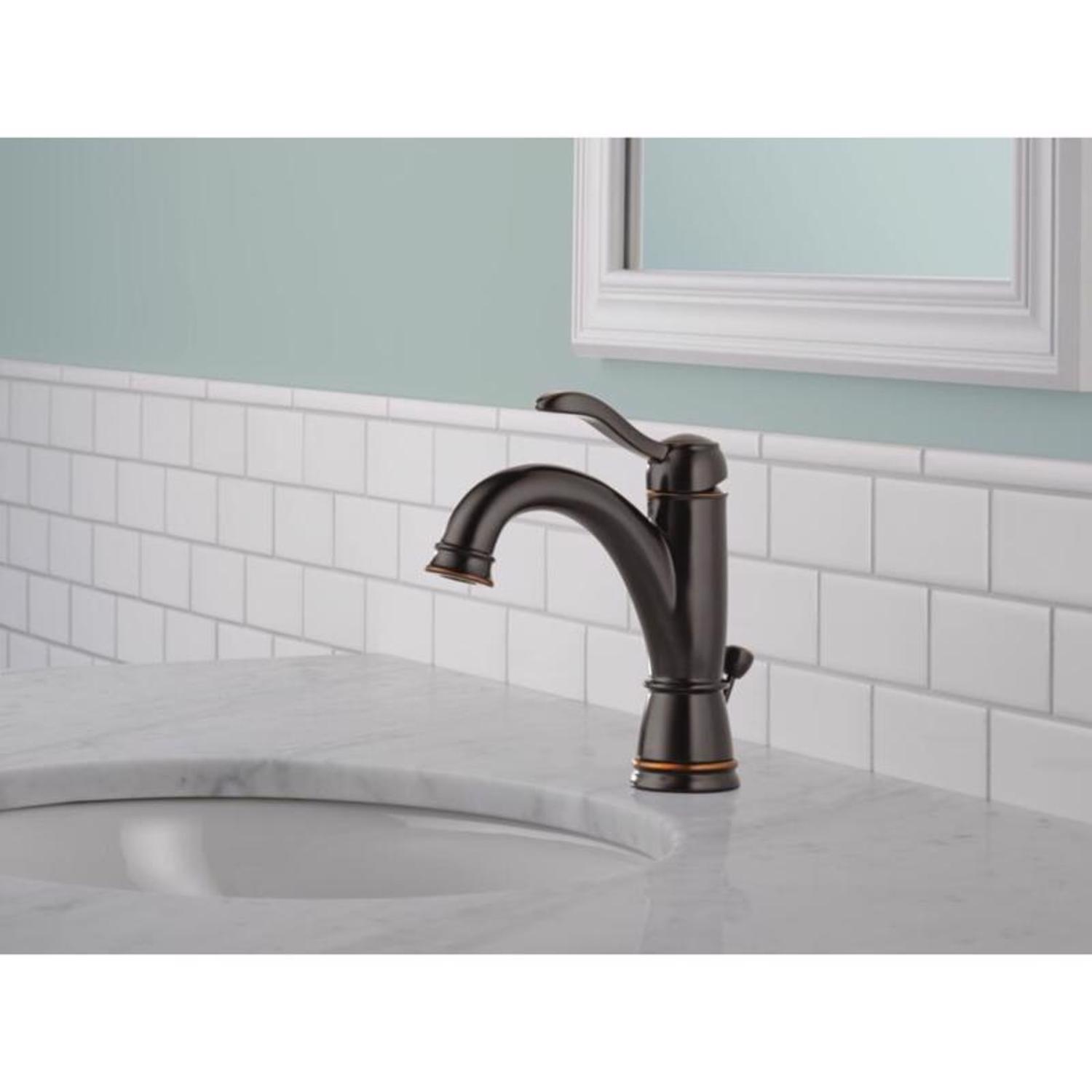 Delta Porter Oil Rubbed Bronze Bathroom Faucet 4 in.