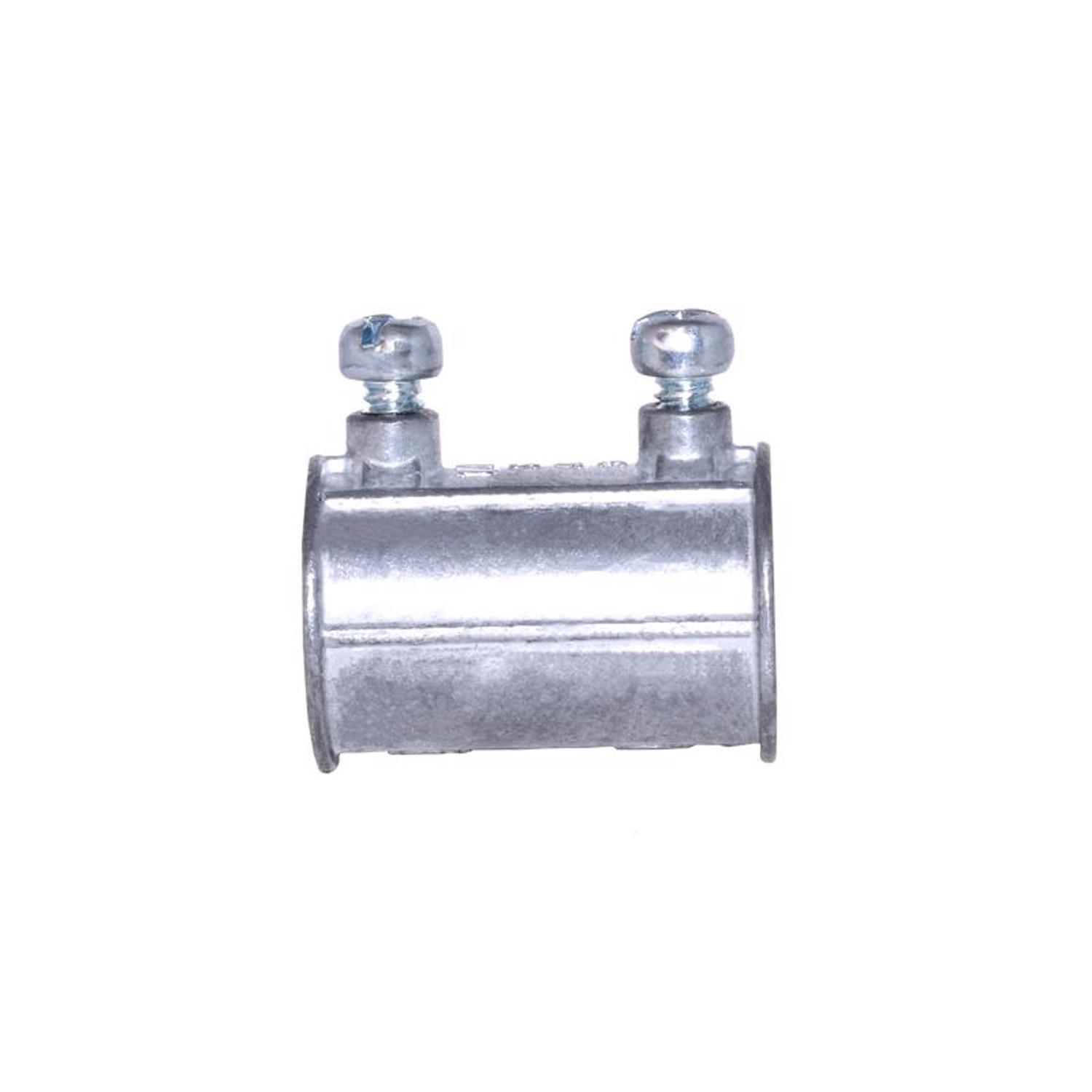 Sigma Engineered Solutions 1/2 in. D Die-Cast Zinc Set Screw Coupling For EMT 50 pk